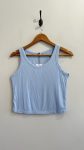 Blusa regata azul canelada J.Ch99 - G tamanho G - foto principal
