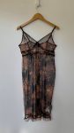 Vestido floral de tule Forever 21 - G preto tamanho G - foto principal