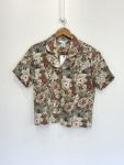 Blusa floral vintage Marinela - P Bege tamanho P - foto principal