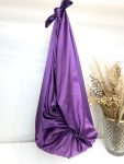 Bolsa tiracolo roxa de cetim Tugas roxo - foto principal