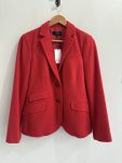 Blazer lã vermelha Talbots curto - M Vermelho tamanho M - foto principal