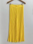 Calça amarela gema tricô canelado Ruth Valente - M amarelo tamanho M - foto principal