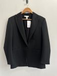 Blazer preto fecho de um botão H&M - PP tamanho PP - foto principal