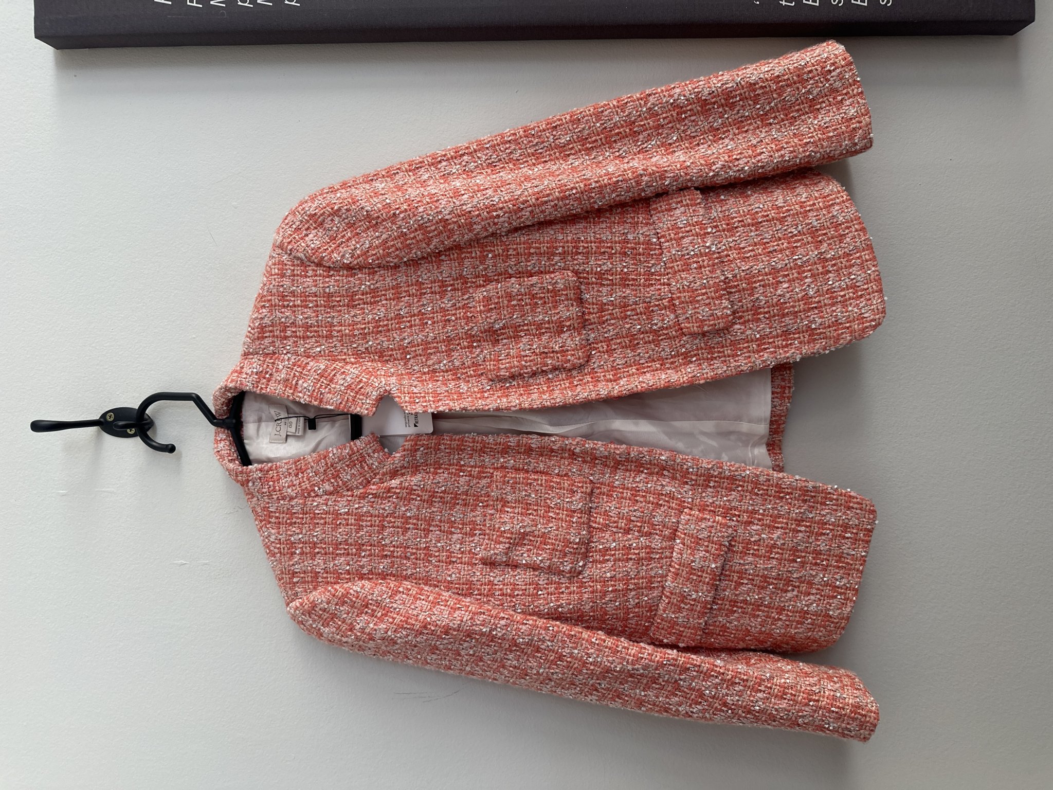 Blazer tweed coral J. Crew - P
