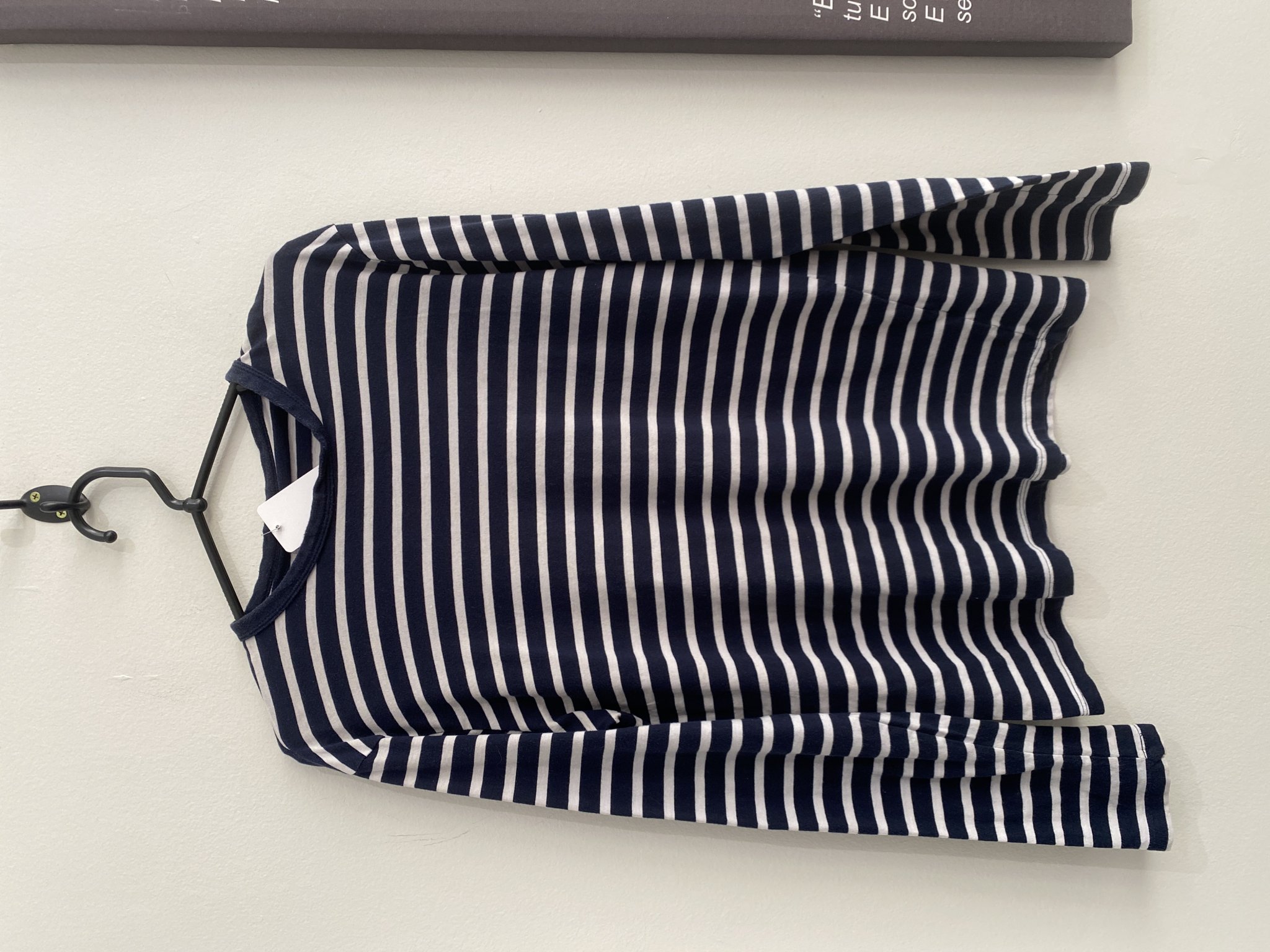 Camiseta listrada azul e branco m/longa Primark - M