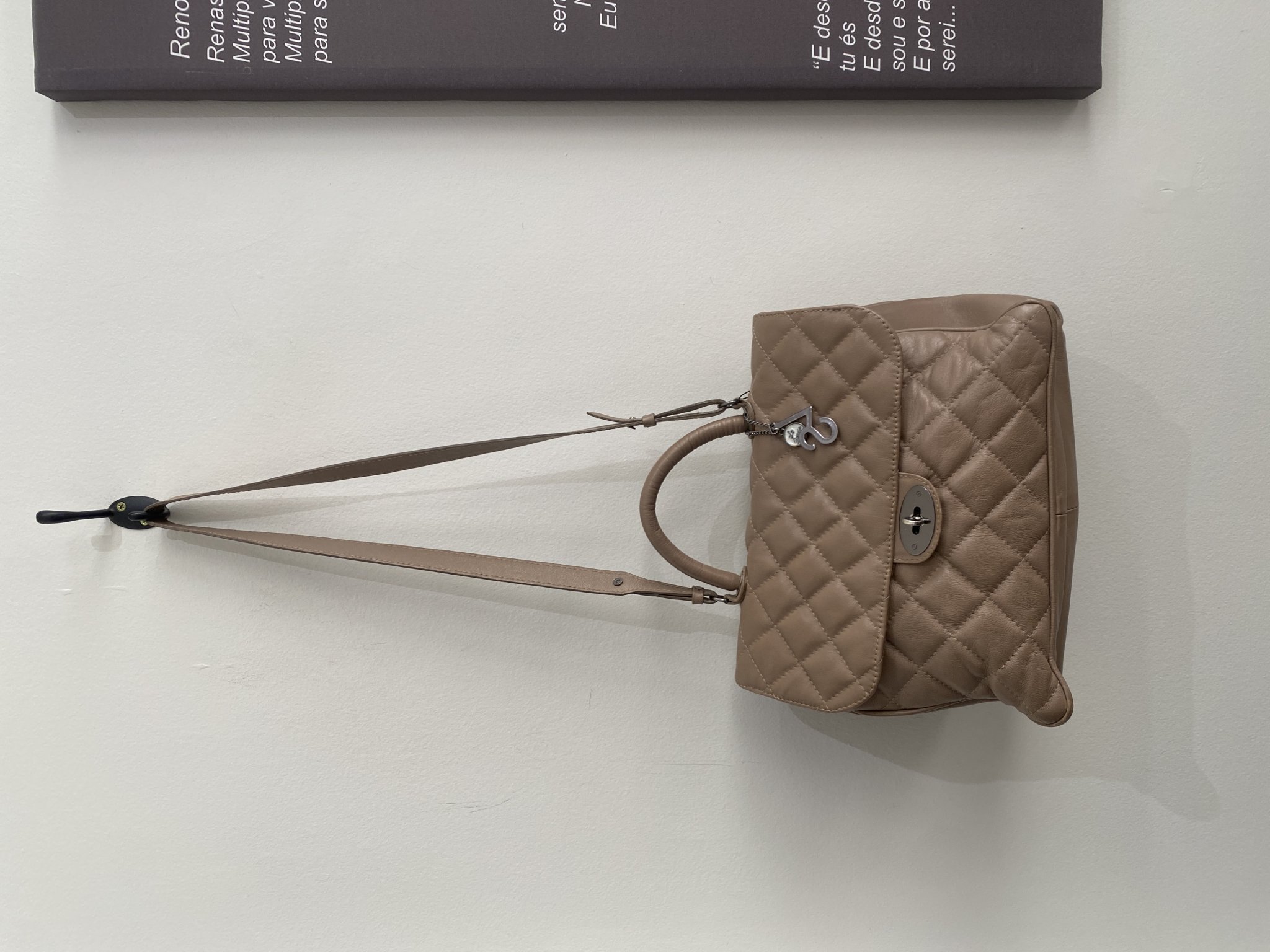 Bolsa marrom de couro La Spezia