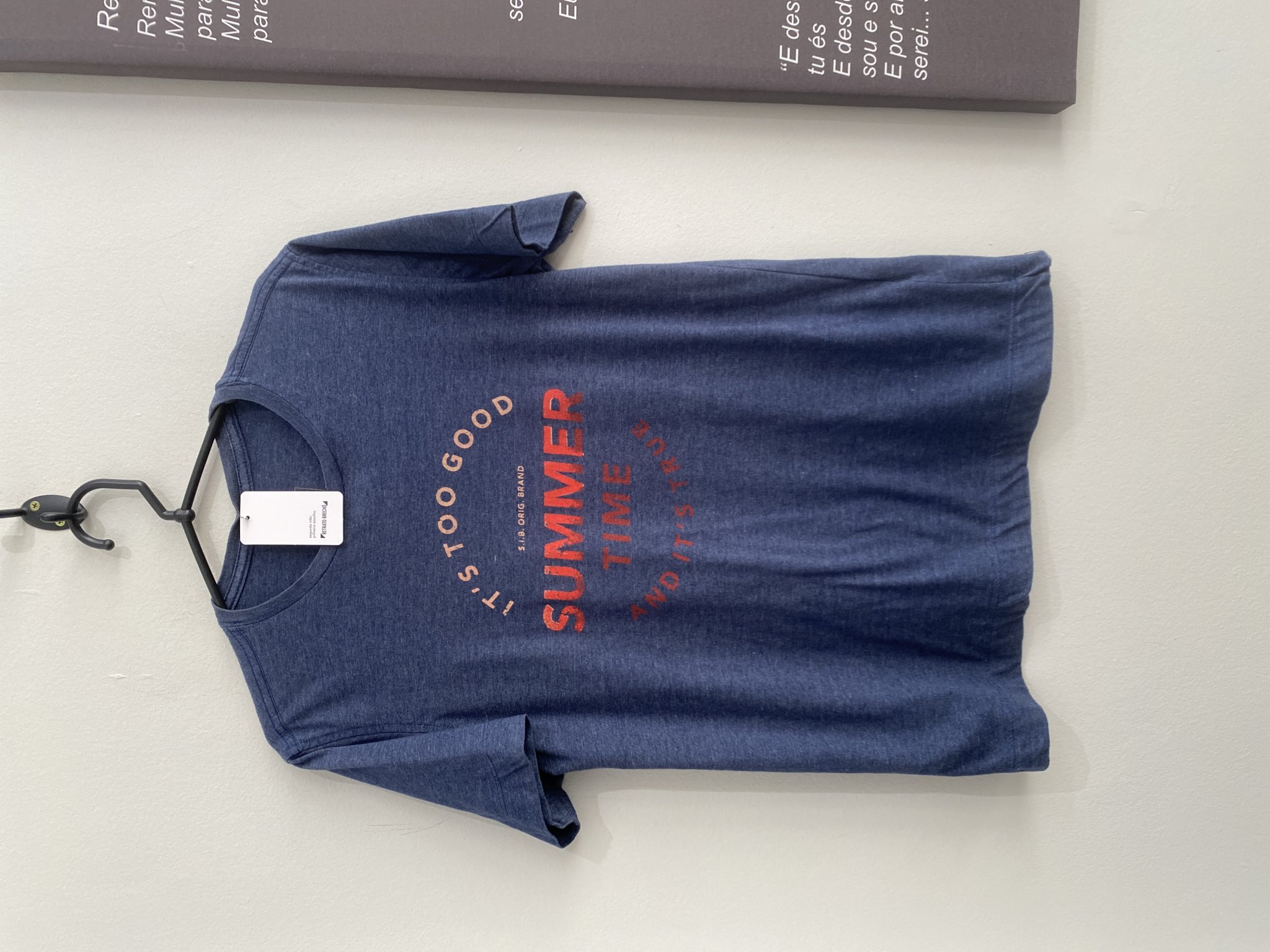 Camiseta azul escuro Sumer Time Siberian - M