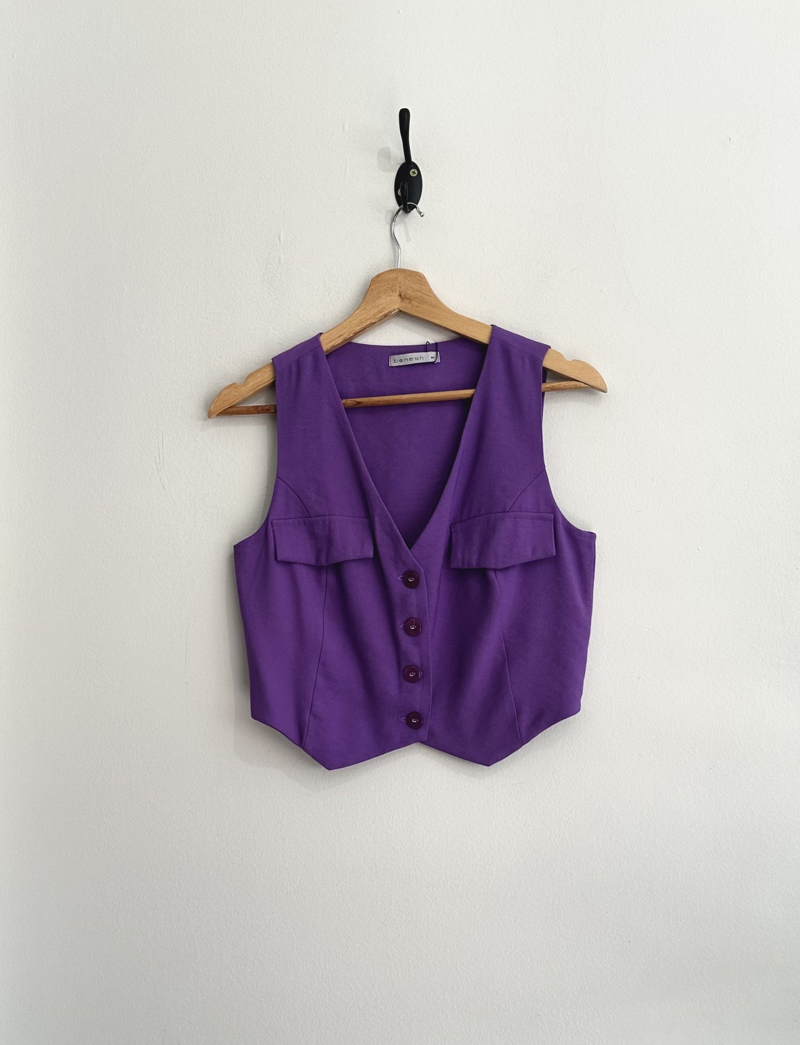 Colete social roxo Benesh - PP