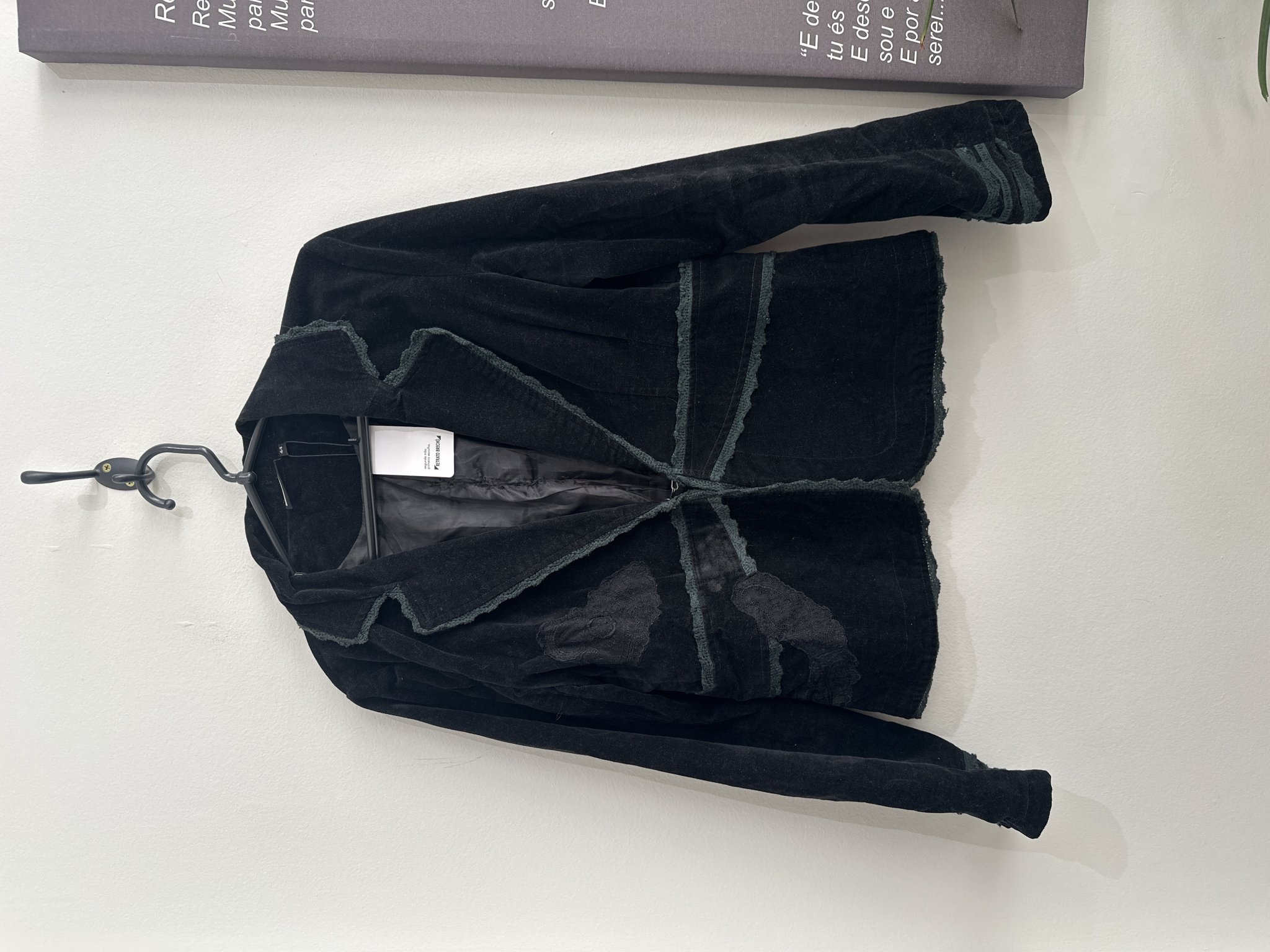 Casaqueto preto de camurça Anne Kanner - 44