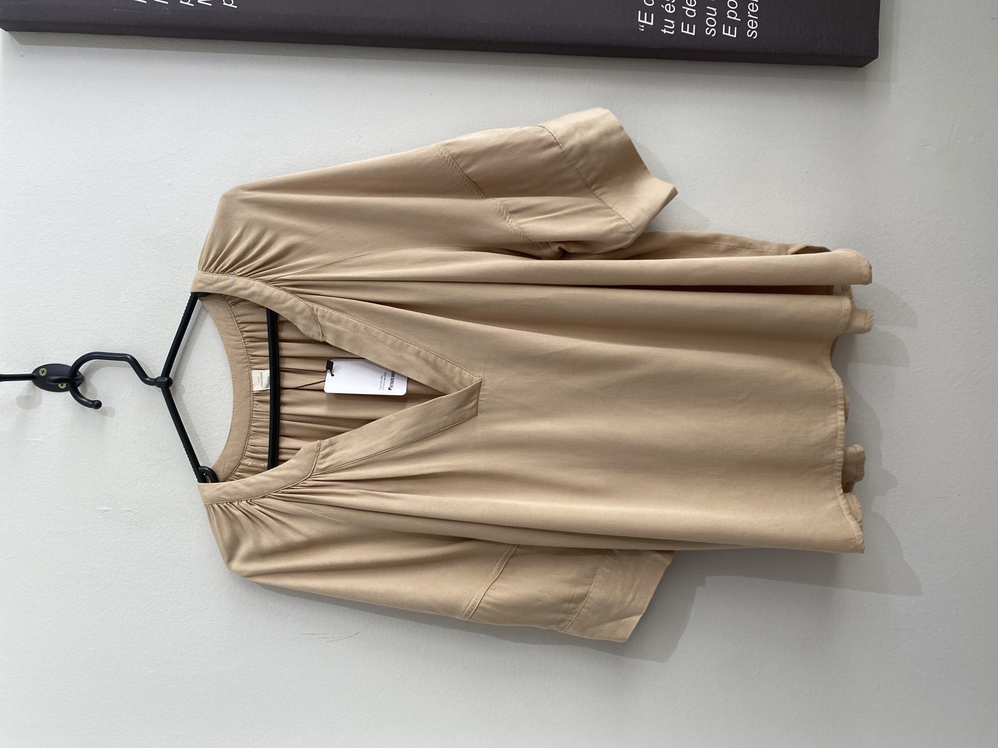 Blusa cappuccino manga 7/8 Marfinno - GG