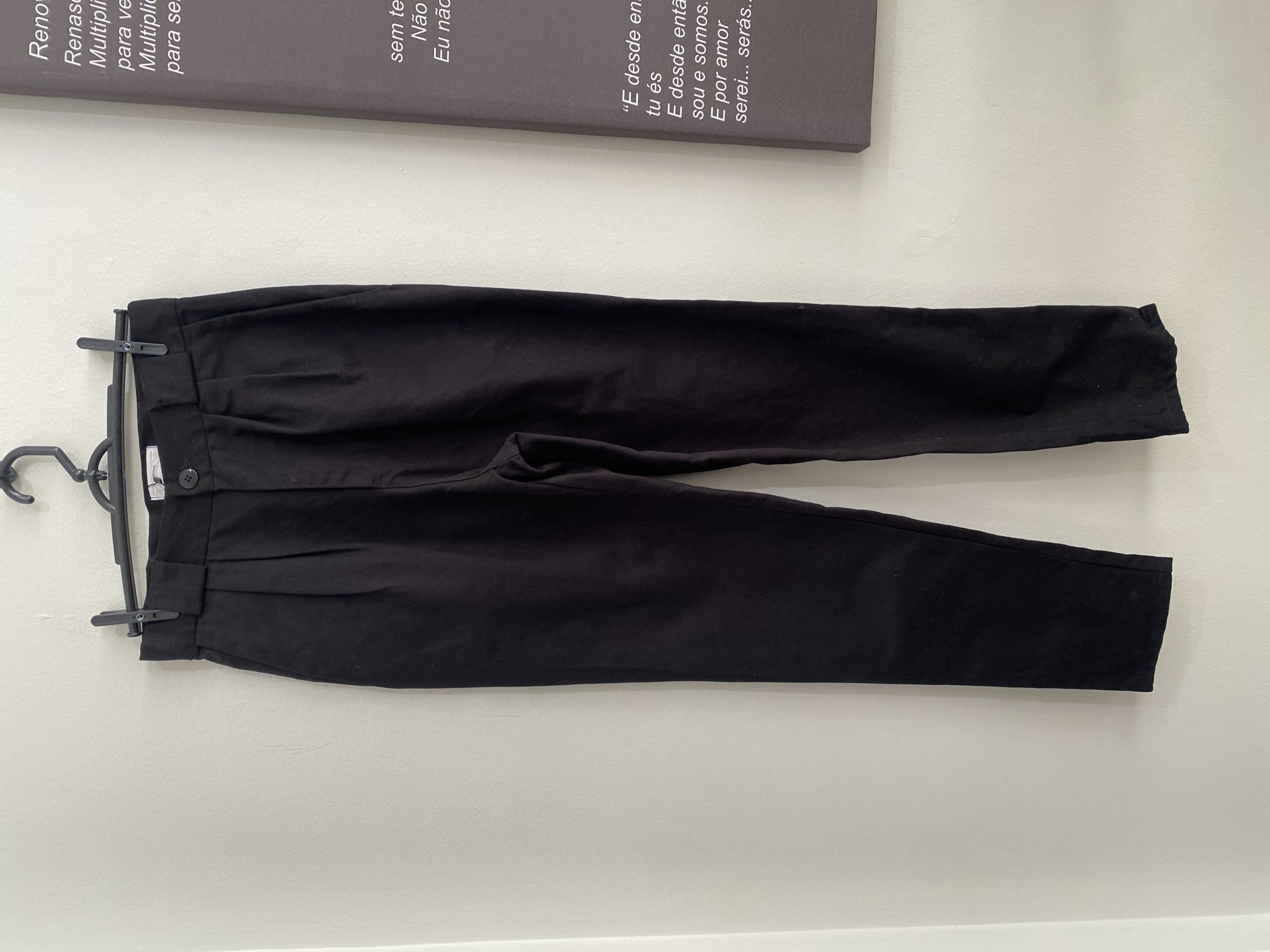Calça alfaiataria preta Bazara 33 - 38