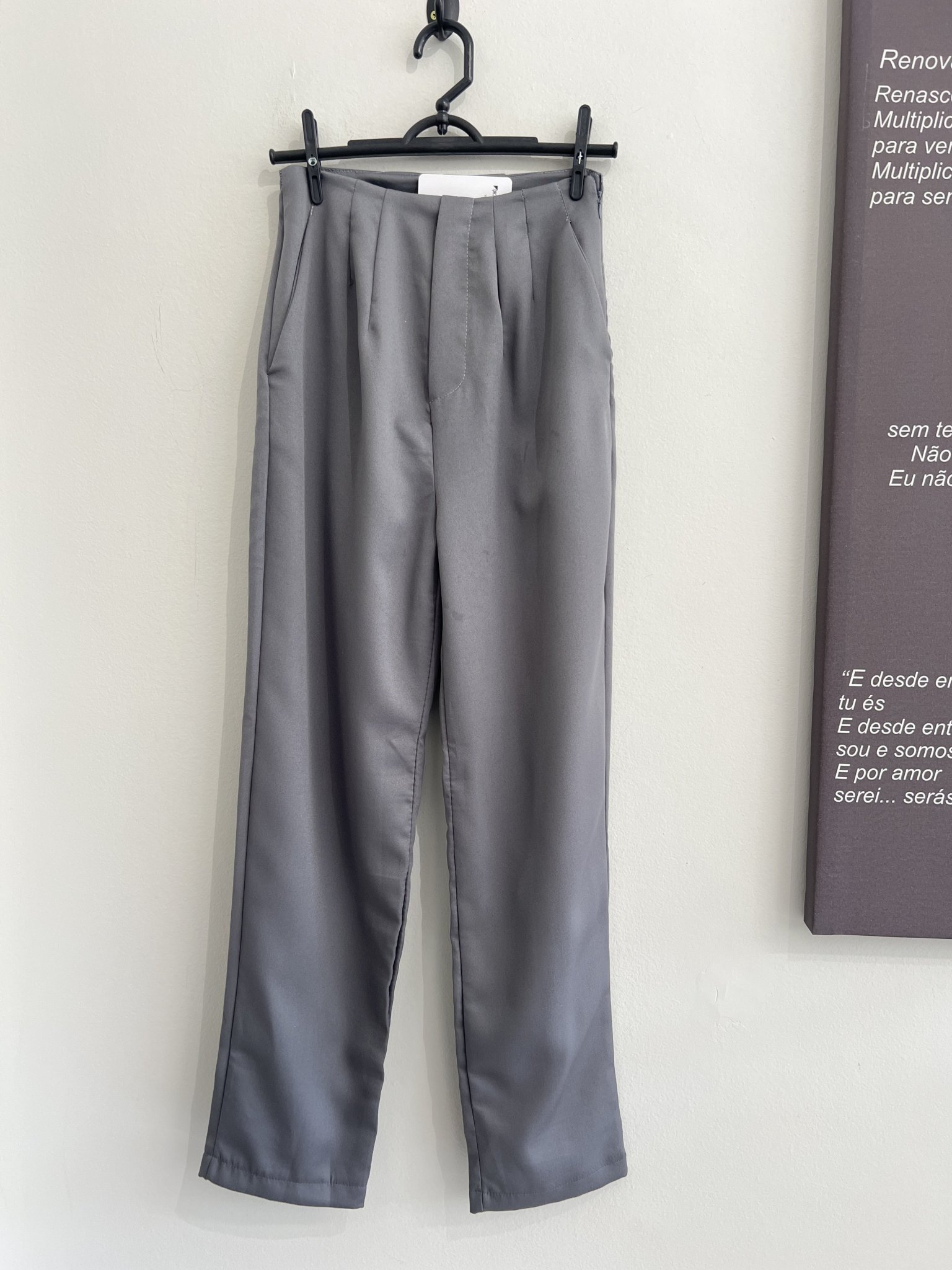 Calça social cinza s/marca - PP