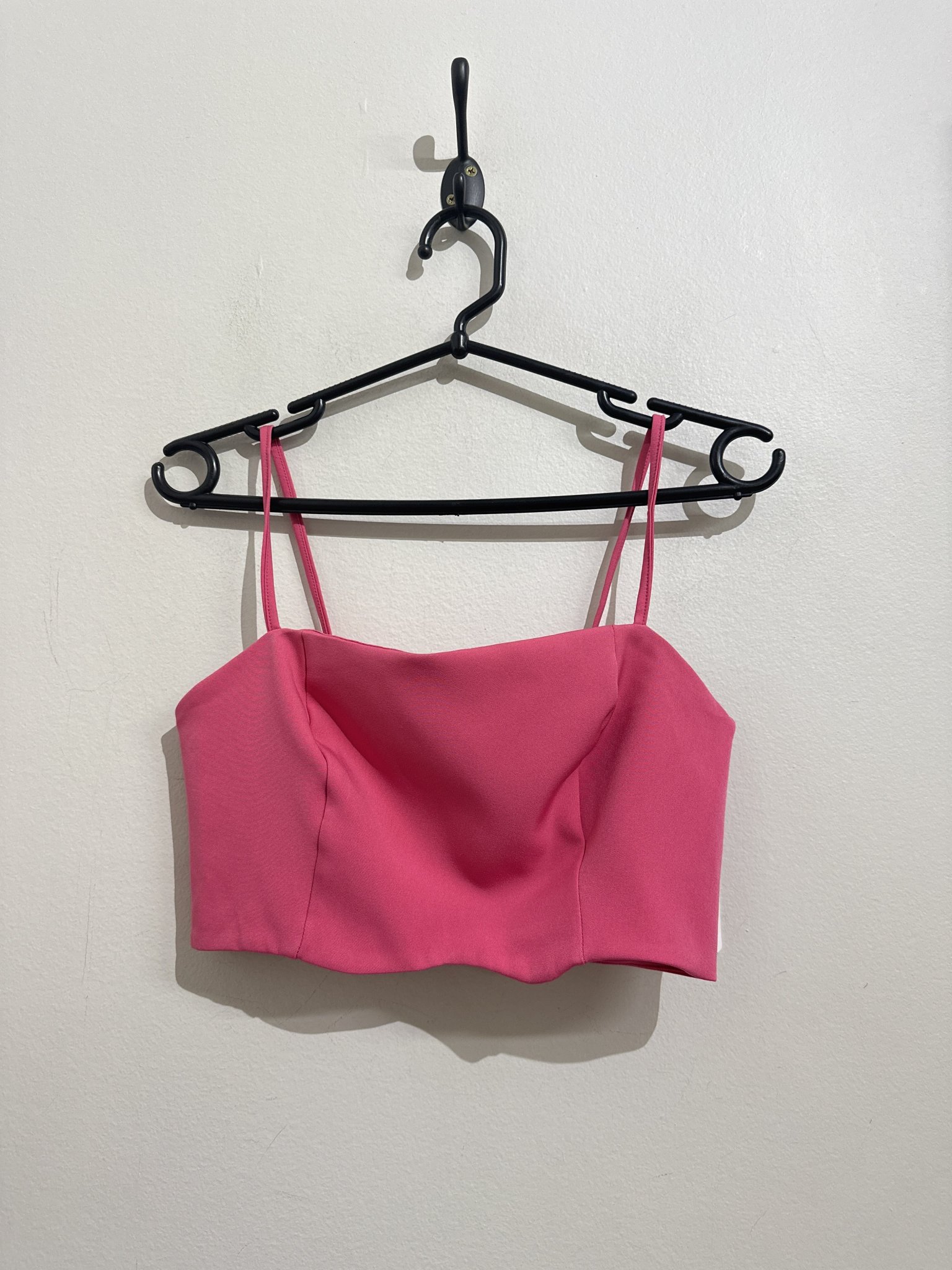 Cropped top rosa chiclete de alçinha Use 102 - P