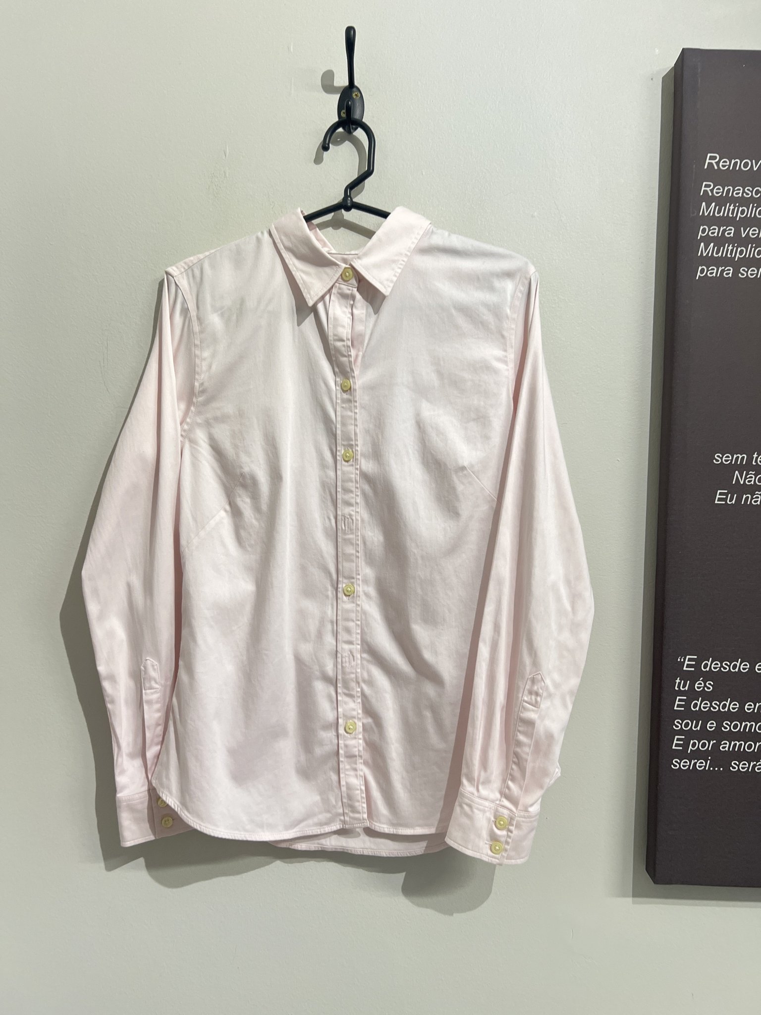 Camisa rosa m/longa Banana Republic - 40