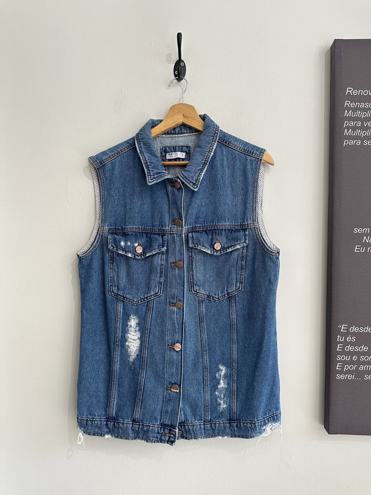Colete jeans Bluesteel - G