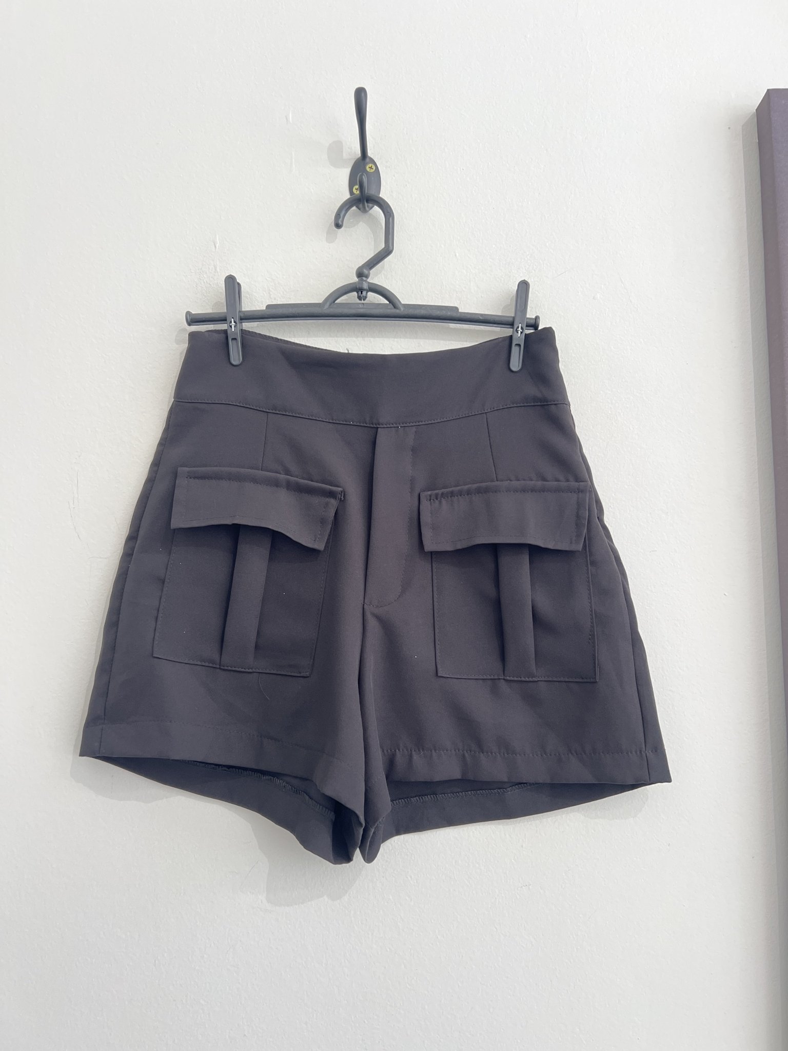 Short social cargo preto s/marca - PP