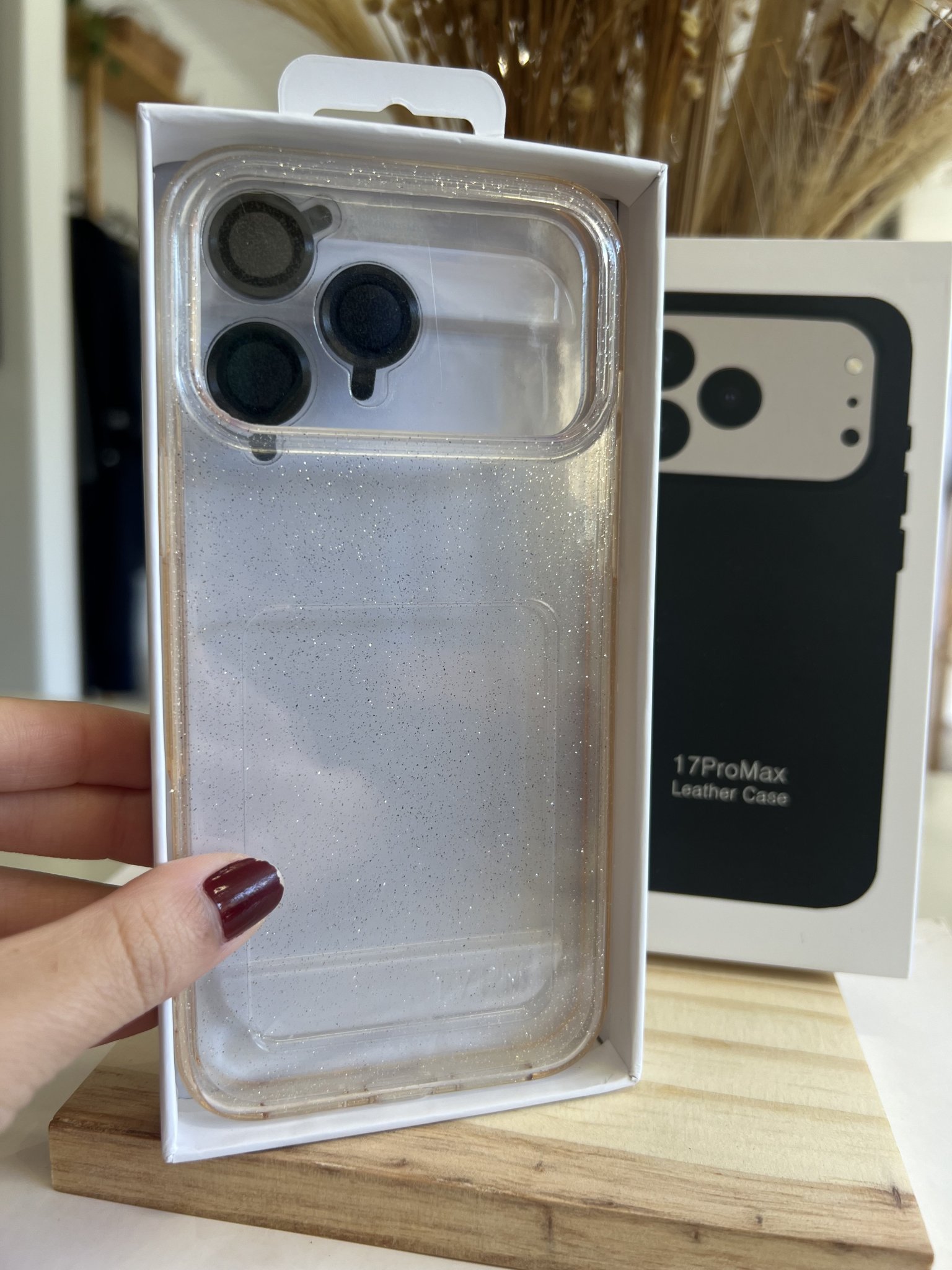 Case iphone 17 pro max brilhosa