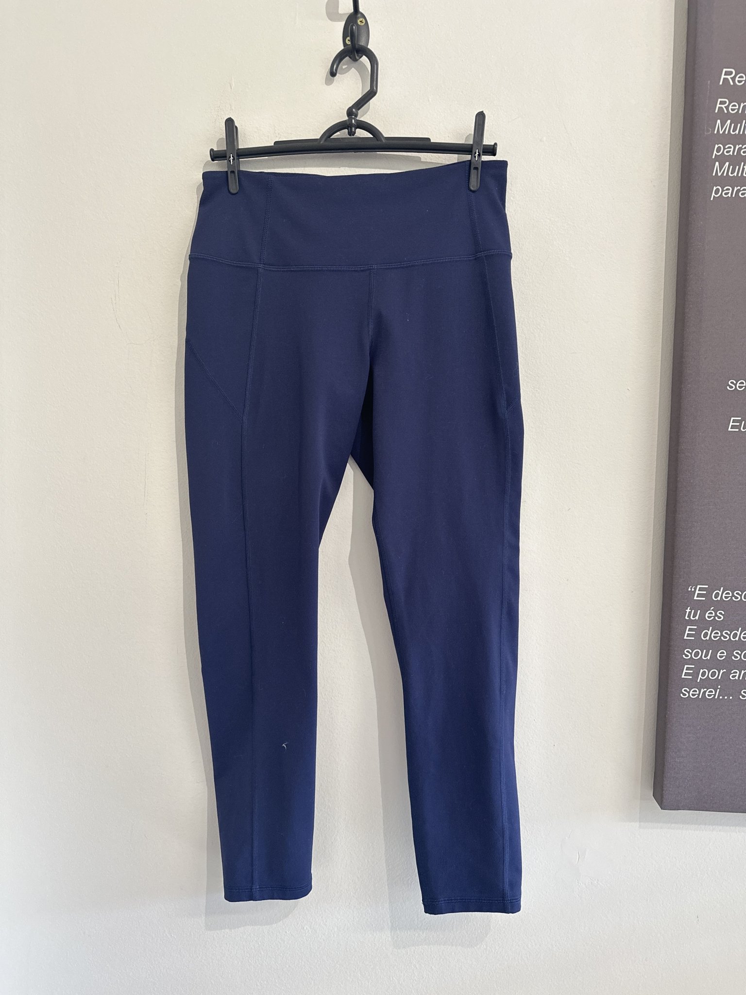 Calça legging azul marinho Decathlon - P
