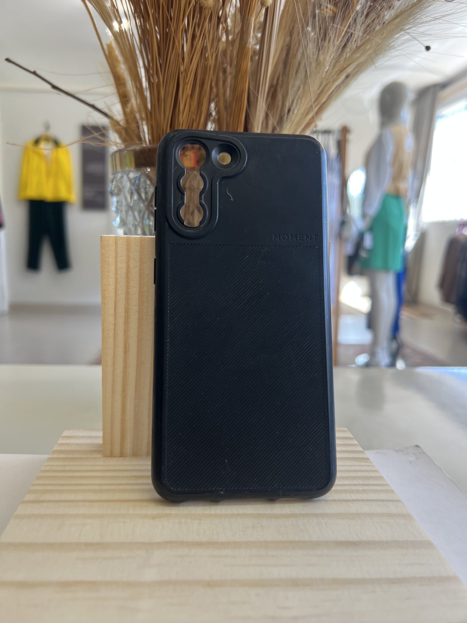 Case samsung galaxy preta texturizada