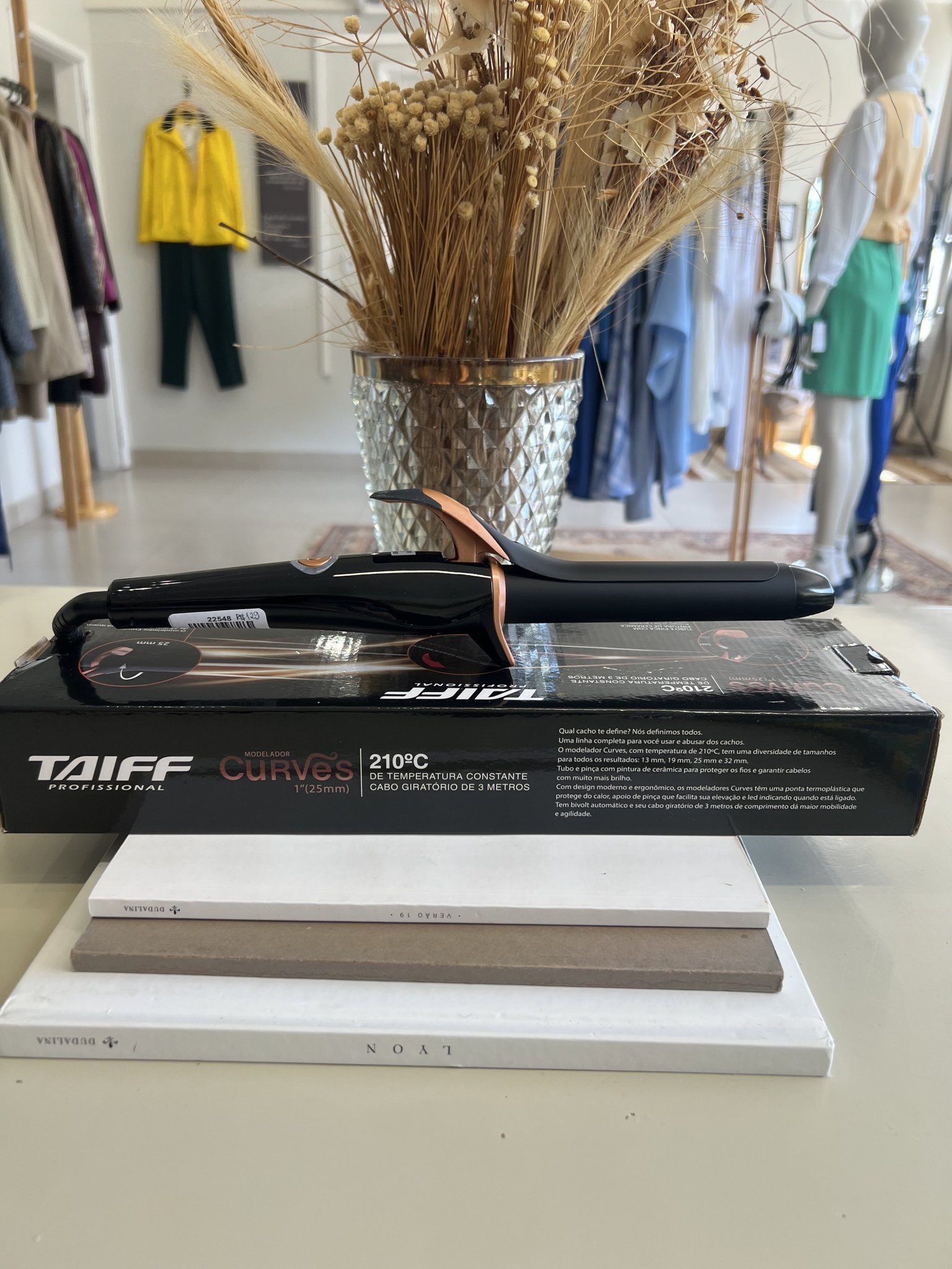 Babyliss modelador de cachos profissional Taiff de ceramica 25mm