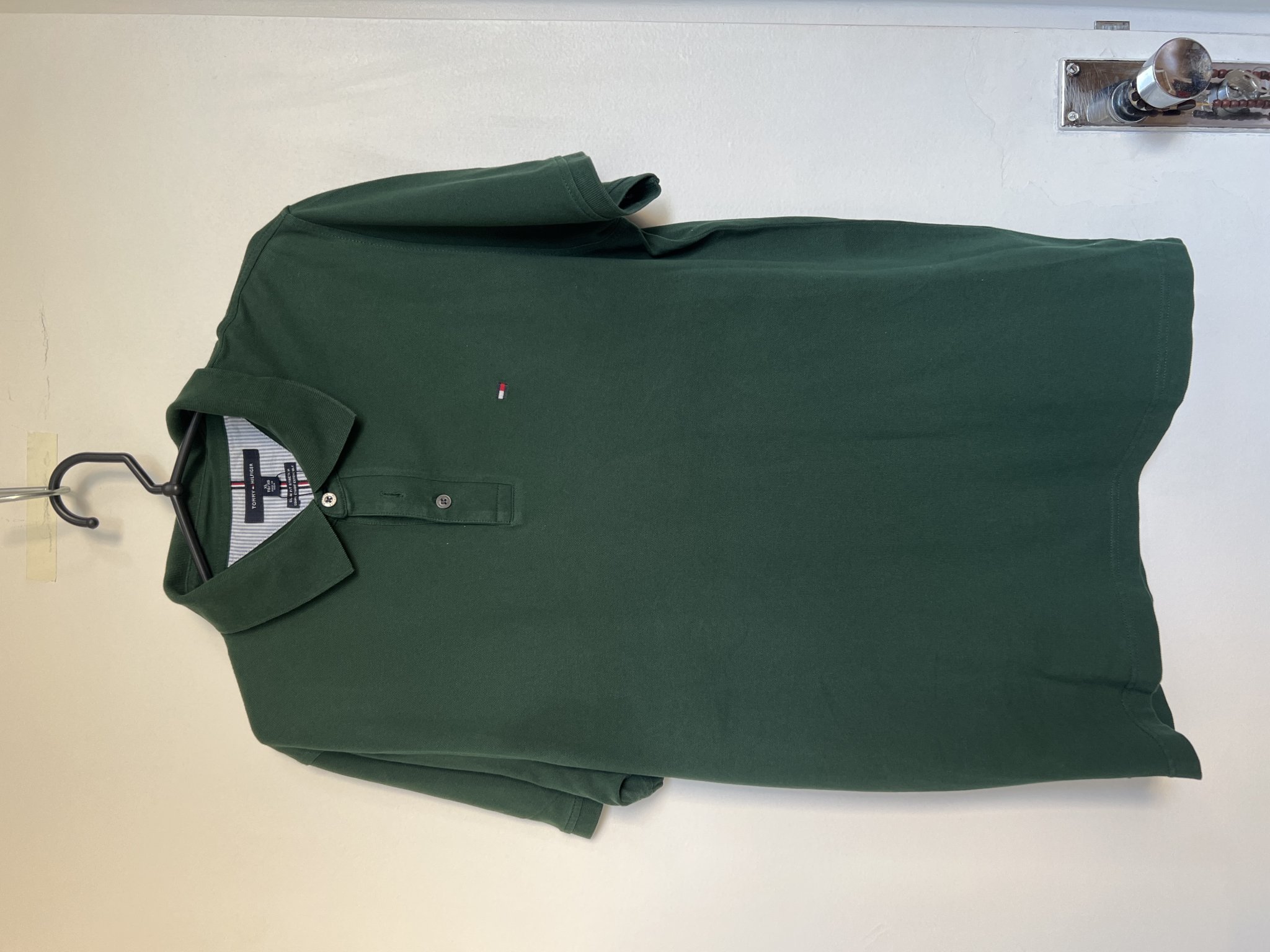 Camiseta gola polo verde Tommy Hilfiger - GG