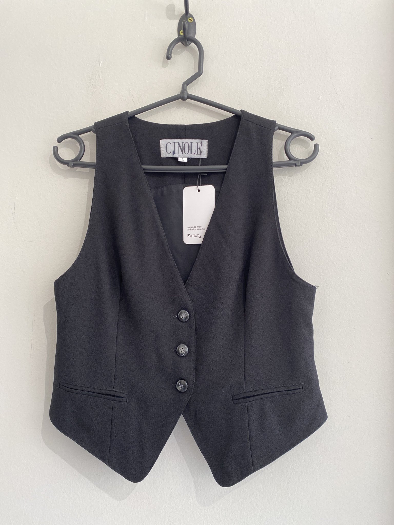 Colete preto Cinole - G
