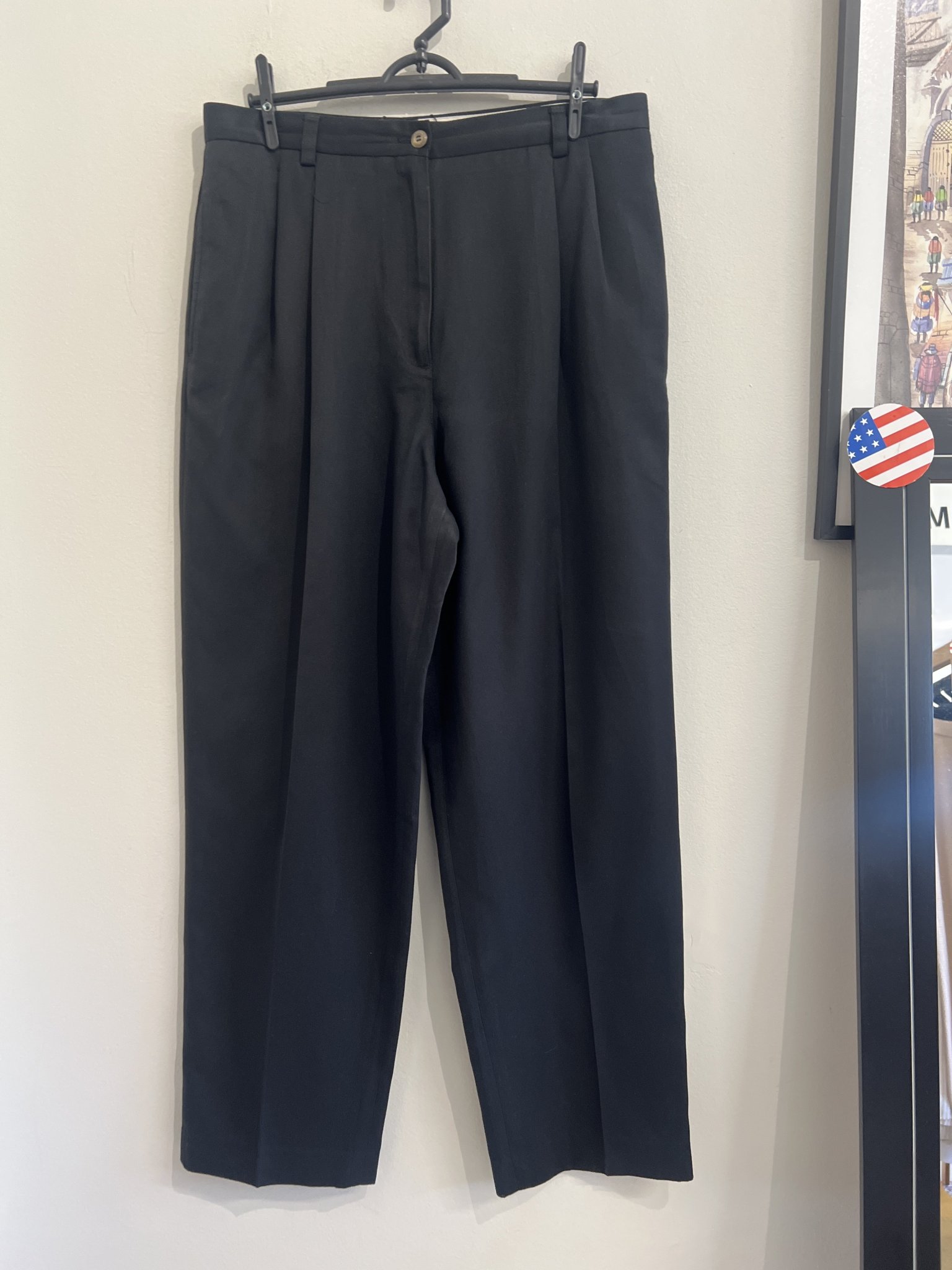 Calça alfaiataria preta Liz Claiborne - 42