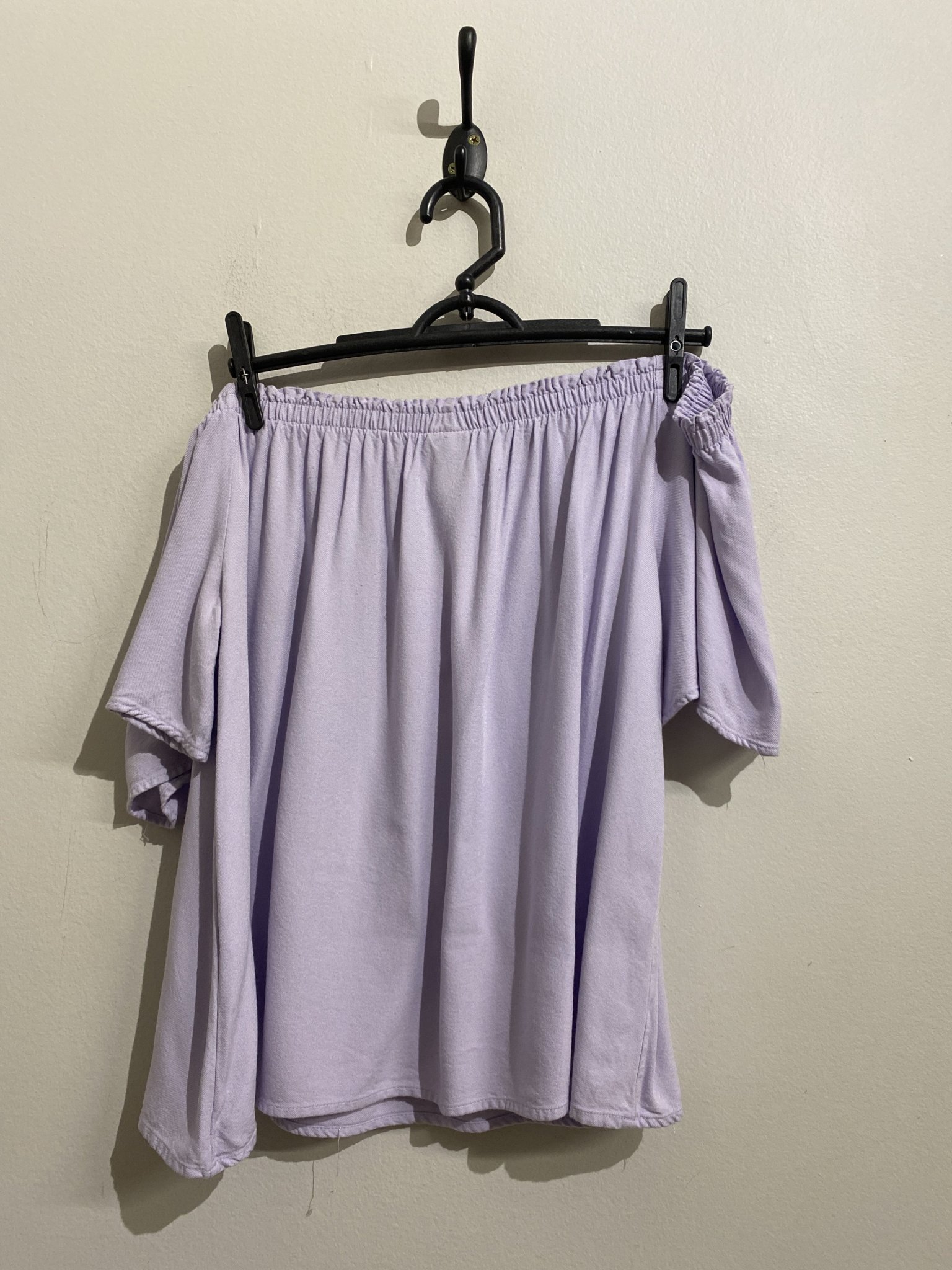 Blusa ciganinha lavanda Hering - M