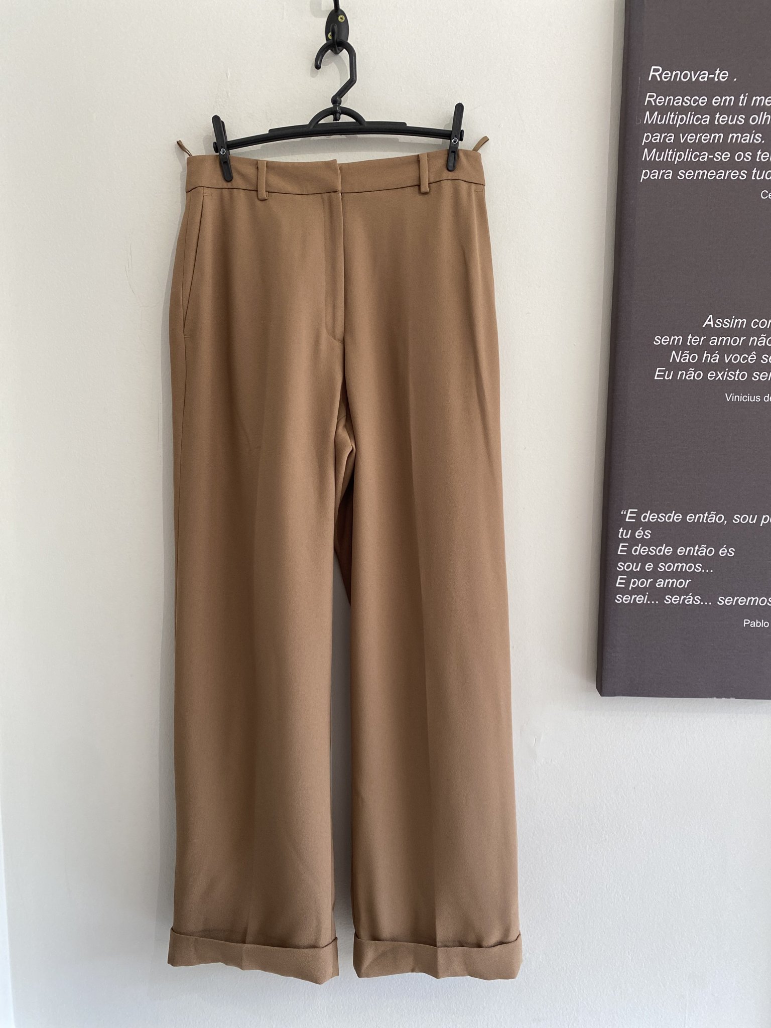 Calça social pantalona esverdiada Focus - 40
