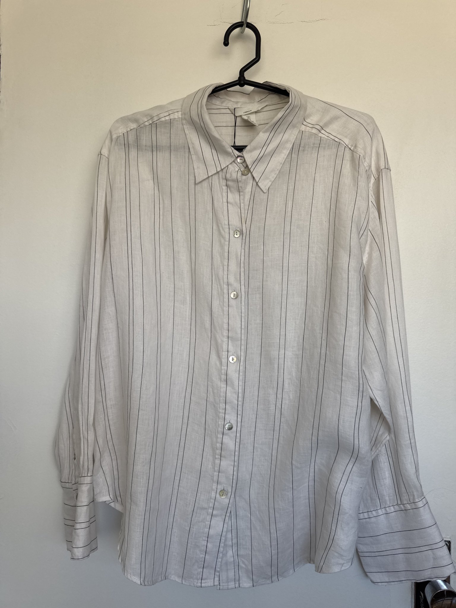 Camisa branca m/longa Madewell de algodão - M