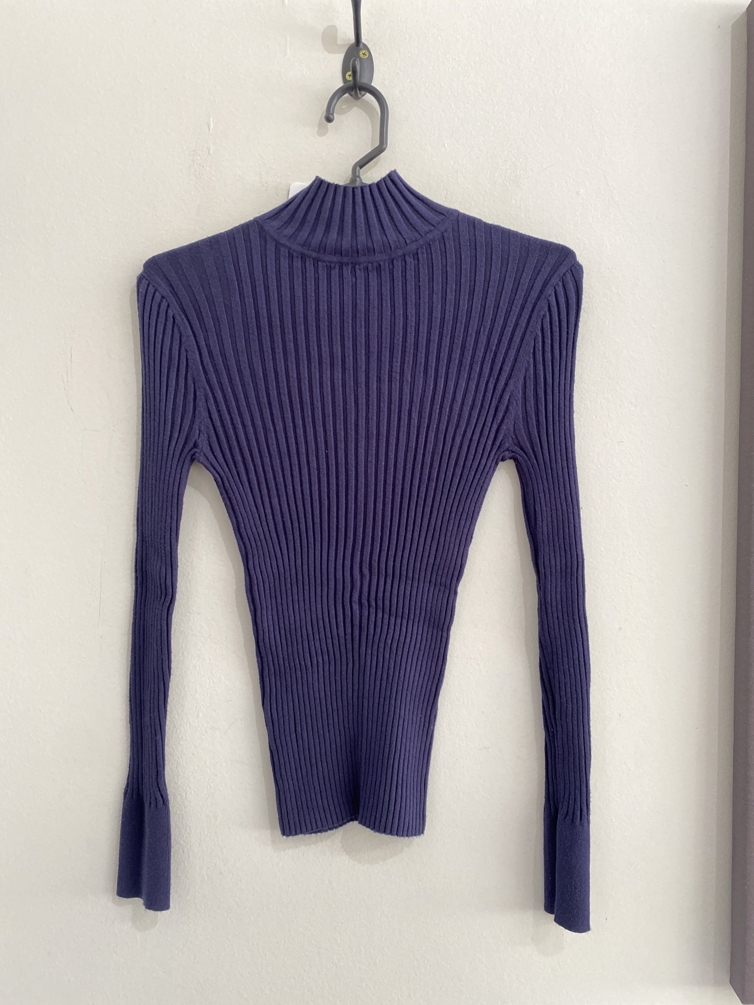 Blusa cacharrel azul marinho manga longa Loft - P
