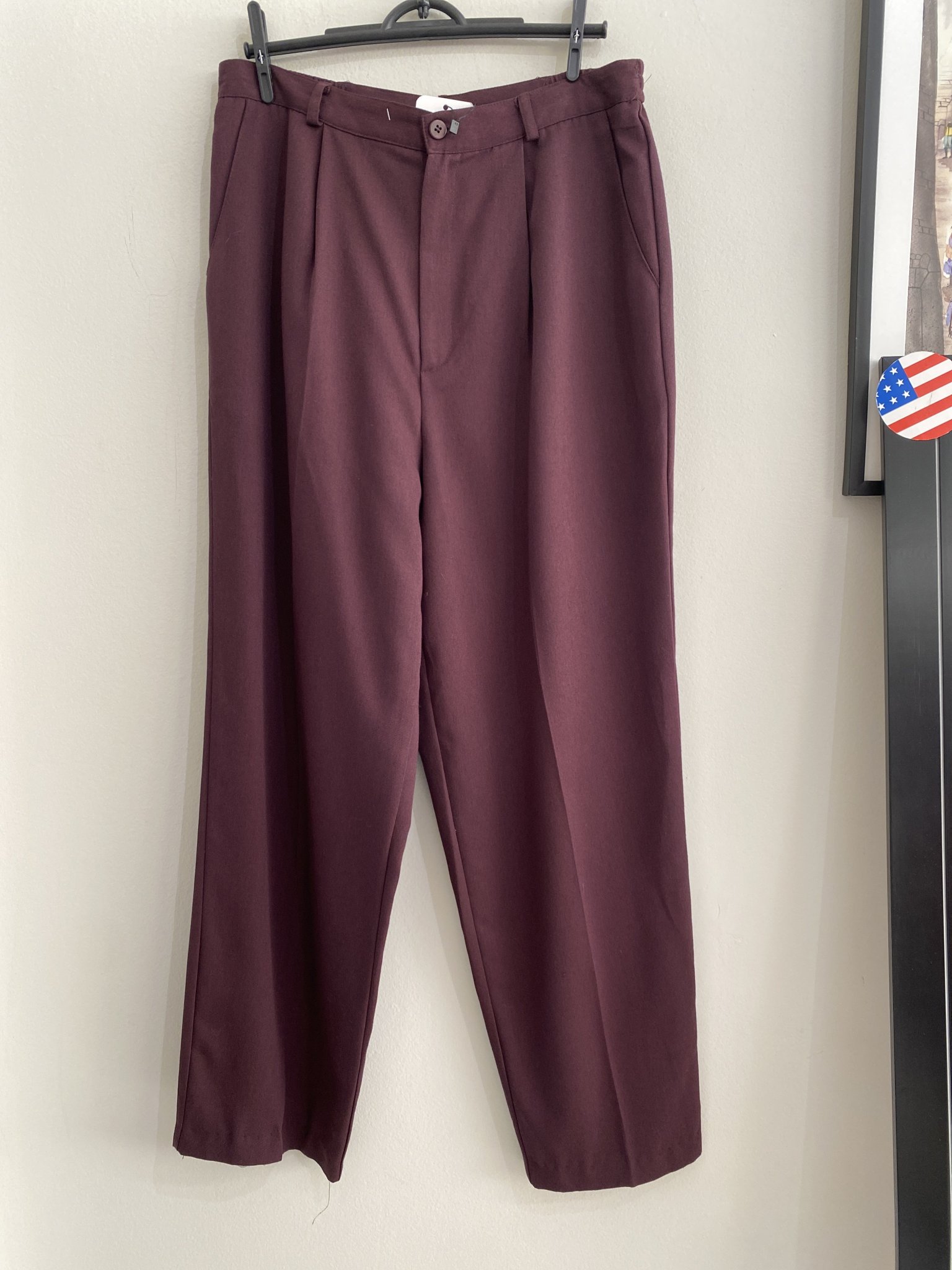 Calça alfaiataria vinho Liz Baker - M