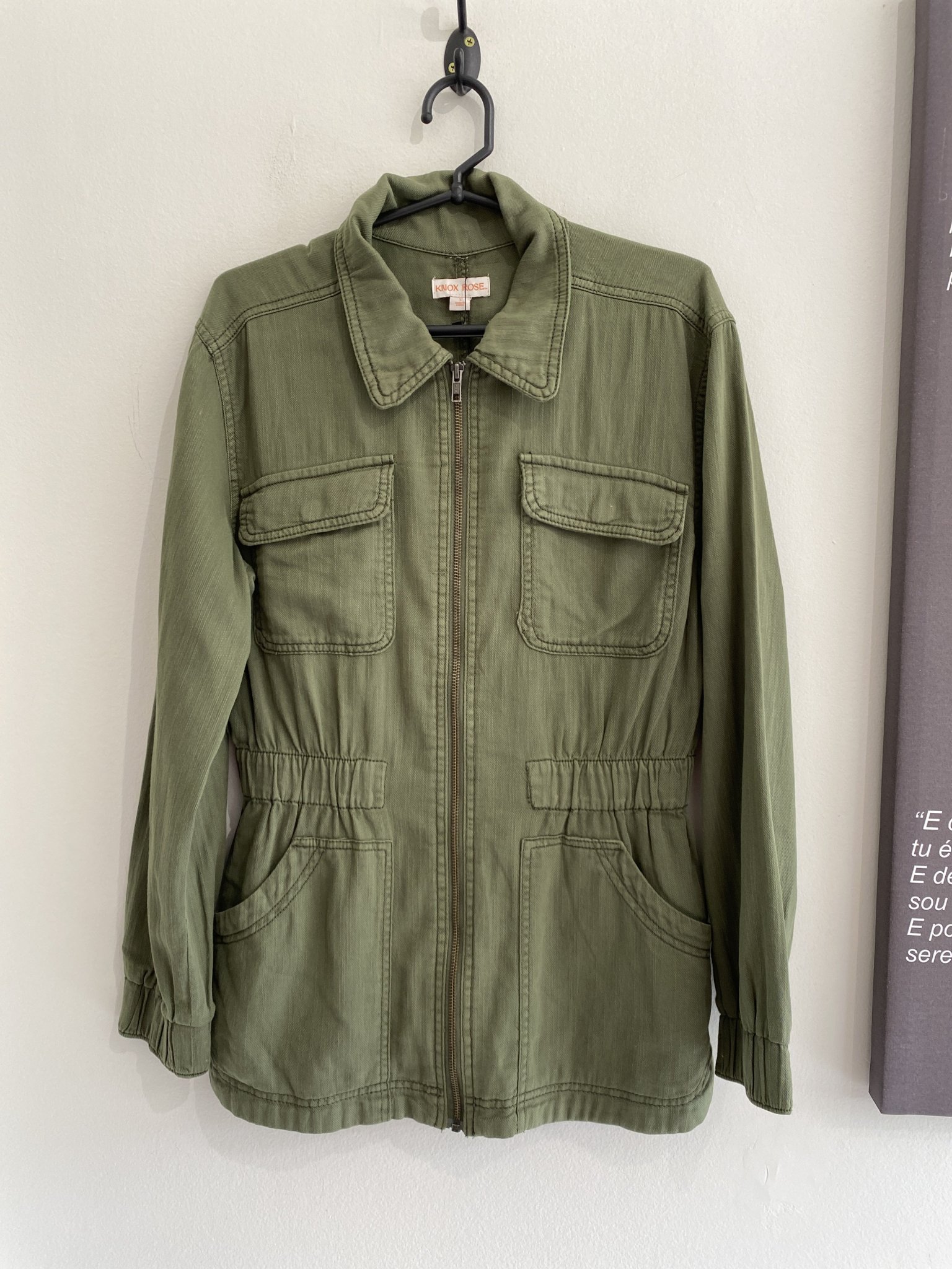Parka jeans verde oliva Knox Rose - P