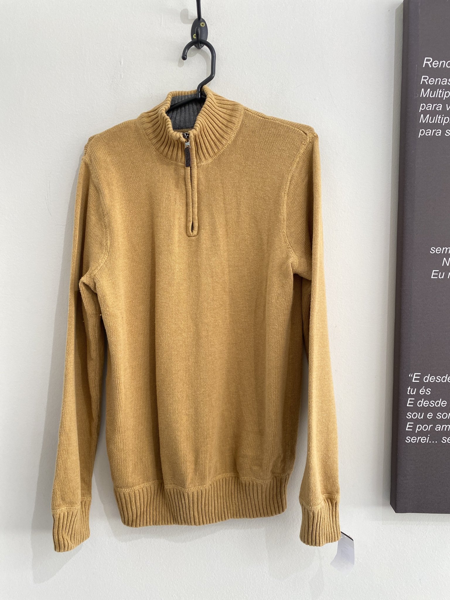 Sueter camel Eddie Bauer de algodão - G