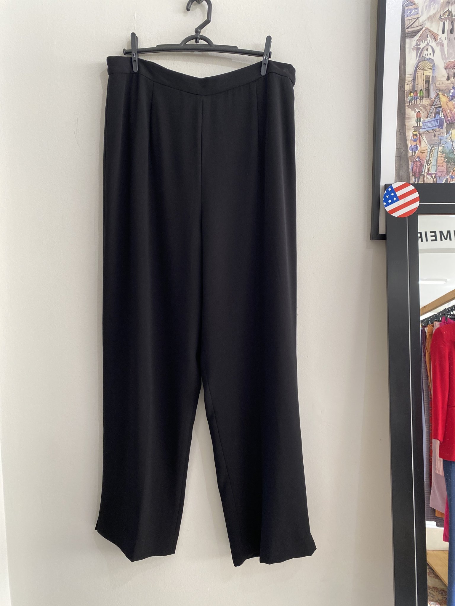 Calça pantalona social preta R&M -44