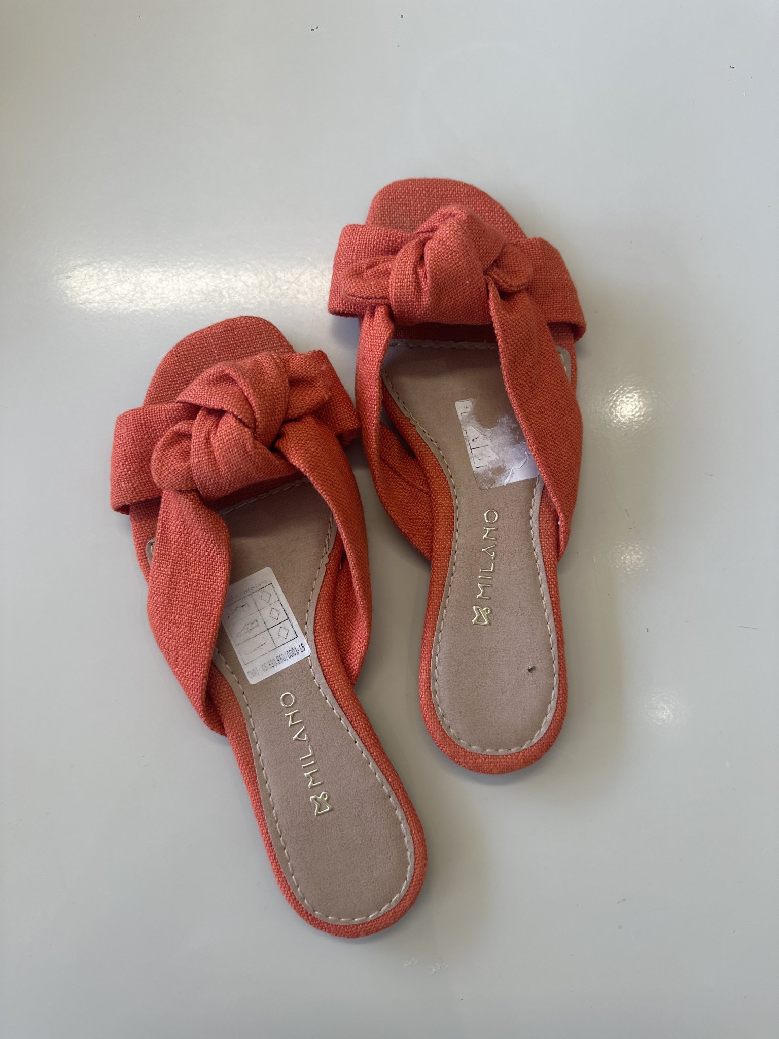 Sandalia flat laranja Milano - 37 tamanho 37 - foto principal