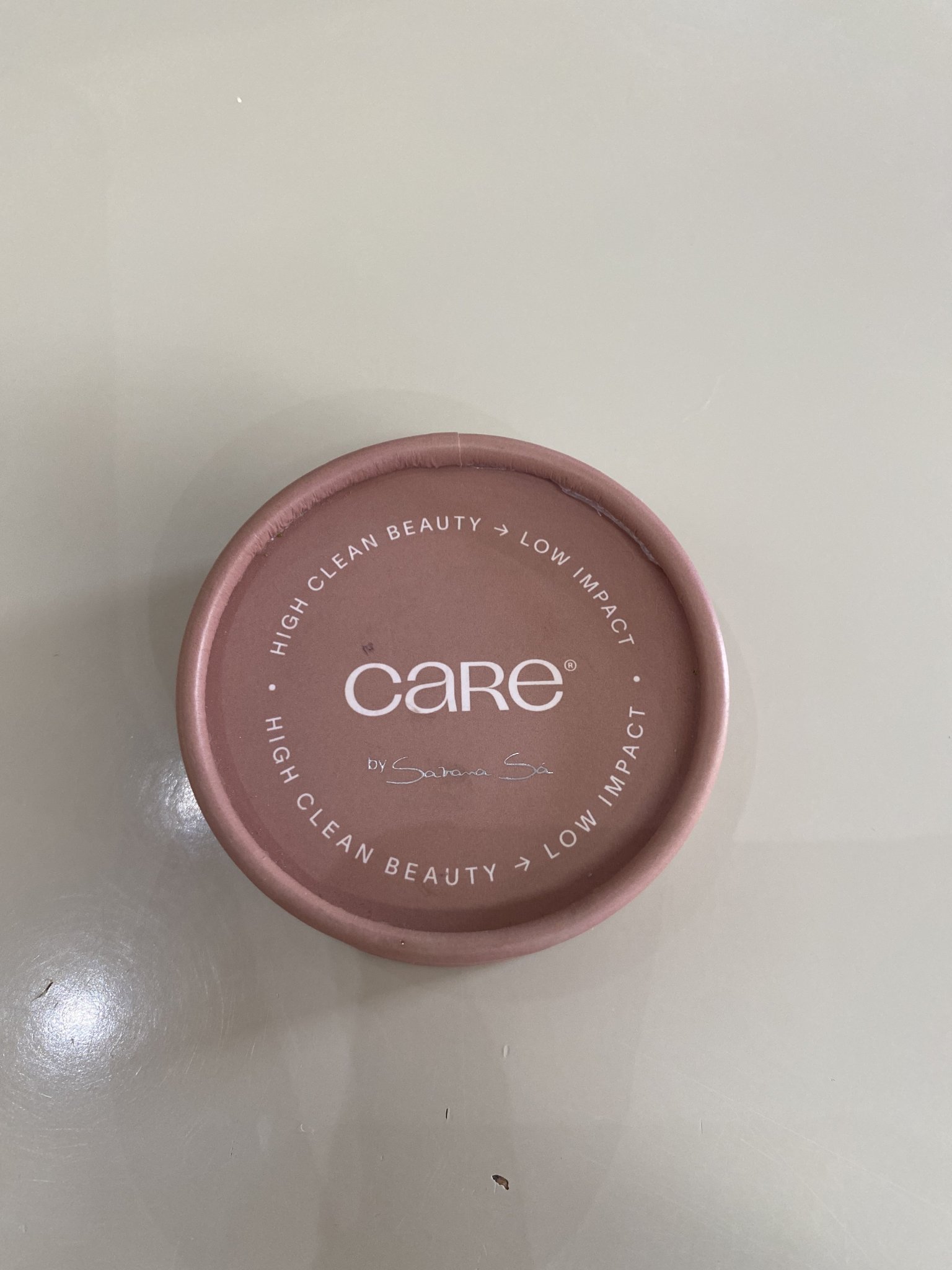 Blush e iluminador duo multifuncional da Care Natural Beauty vengana - orange e plum laranja - foto principal