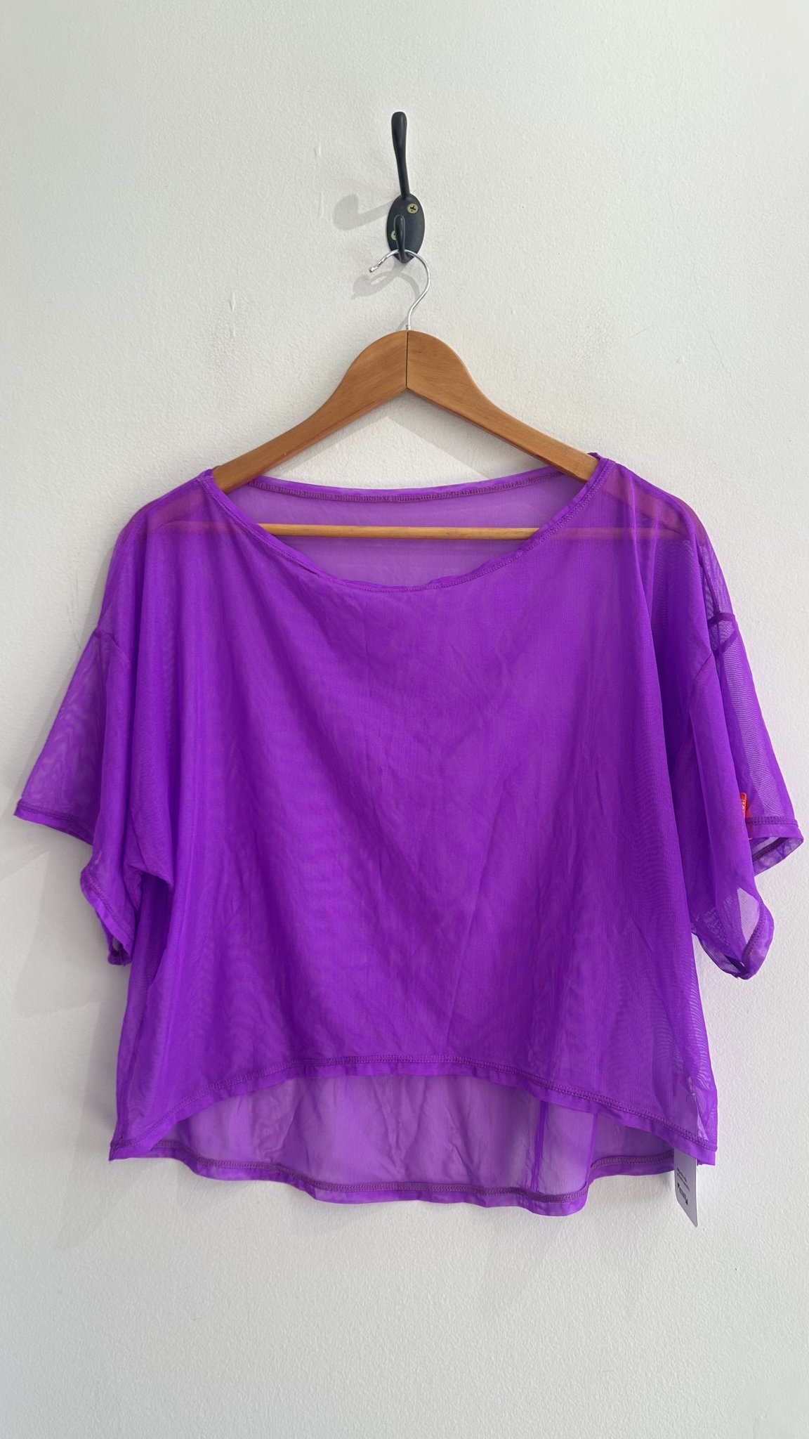 Blusa rosa de tule m/curta - G tamanho G - foto principal