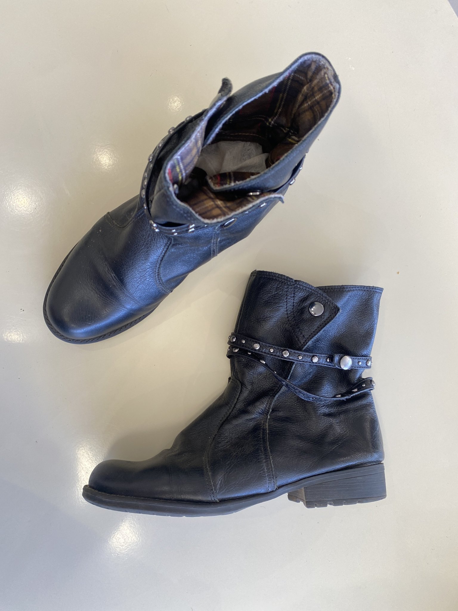 Bota preto cano medio c/faixa sparkes Sapato da Corte - 38 tamanho 38 - foto principal