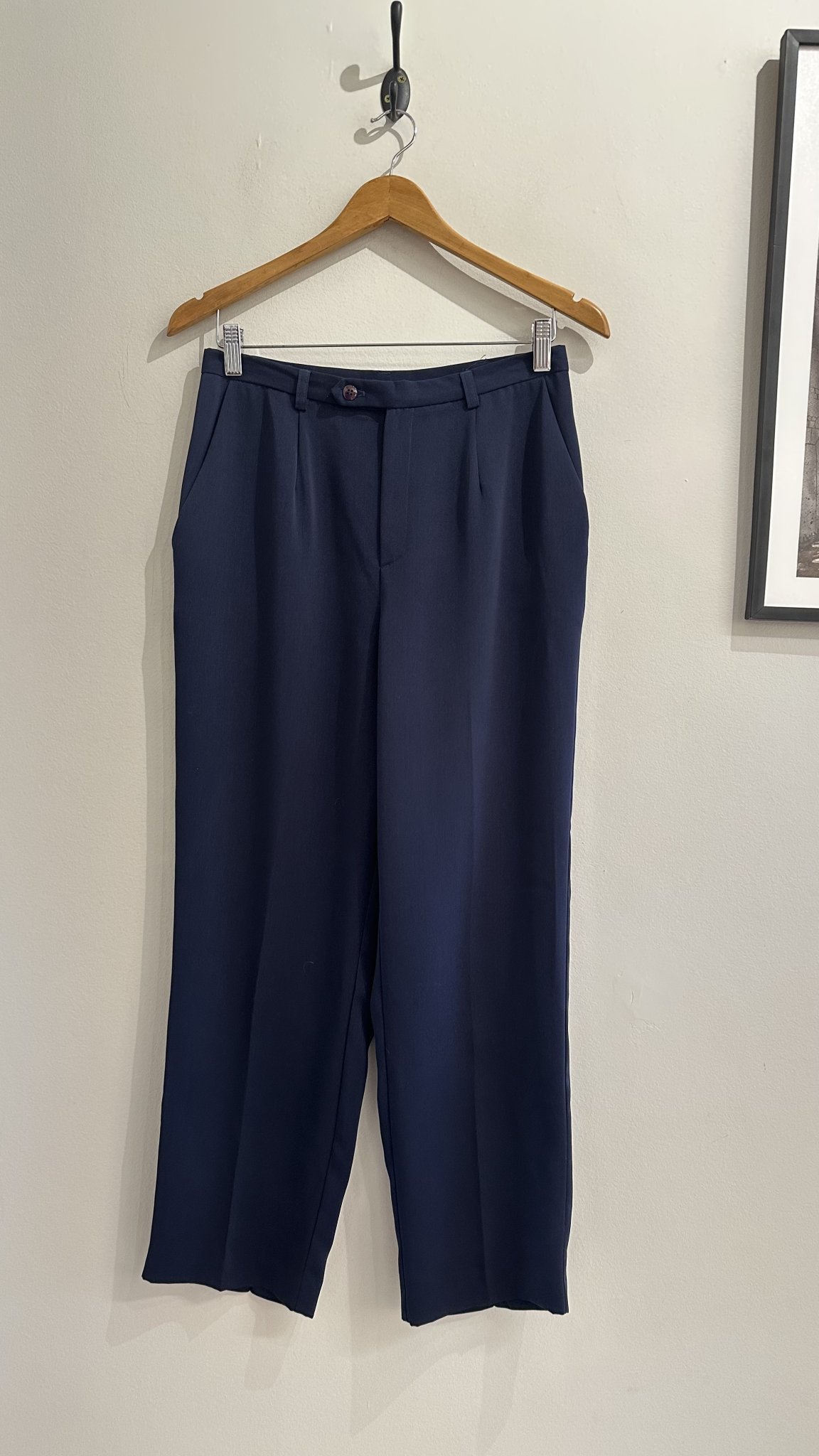 Calça pantalona azul marinho Laura Scott - 38 tamanho 38 - foto principal