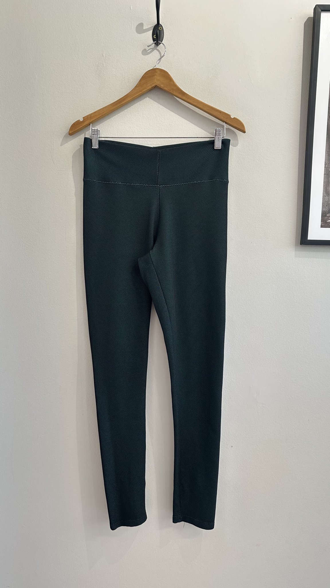 Calça legging verde e preto telada Dona Onça - M preto, verde tamanho M - foto principal