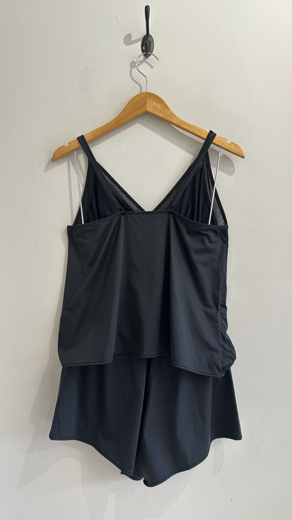 Conjunto babydoll blusa e short preto Zeerucci - M tamanho M - vista adicional 3