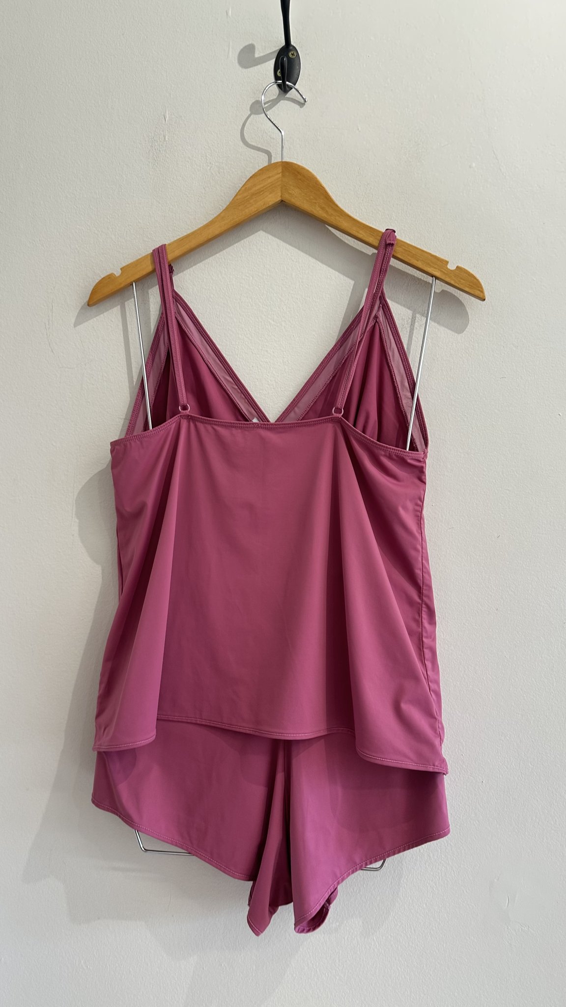 Conjunto babydoll blusa e short rosa Zeerucci - M tamanho M - vista adicional 3
