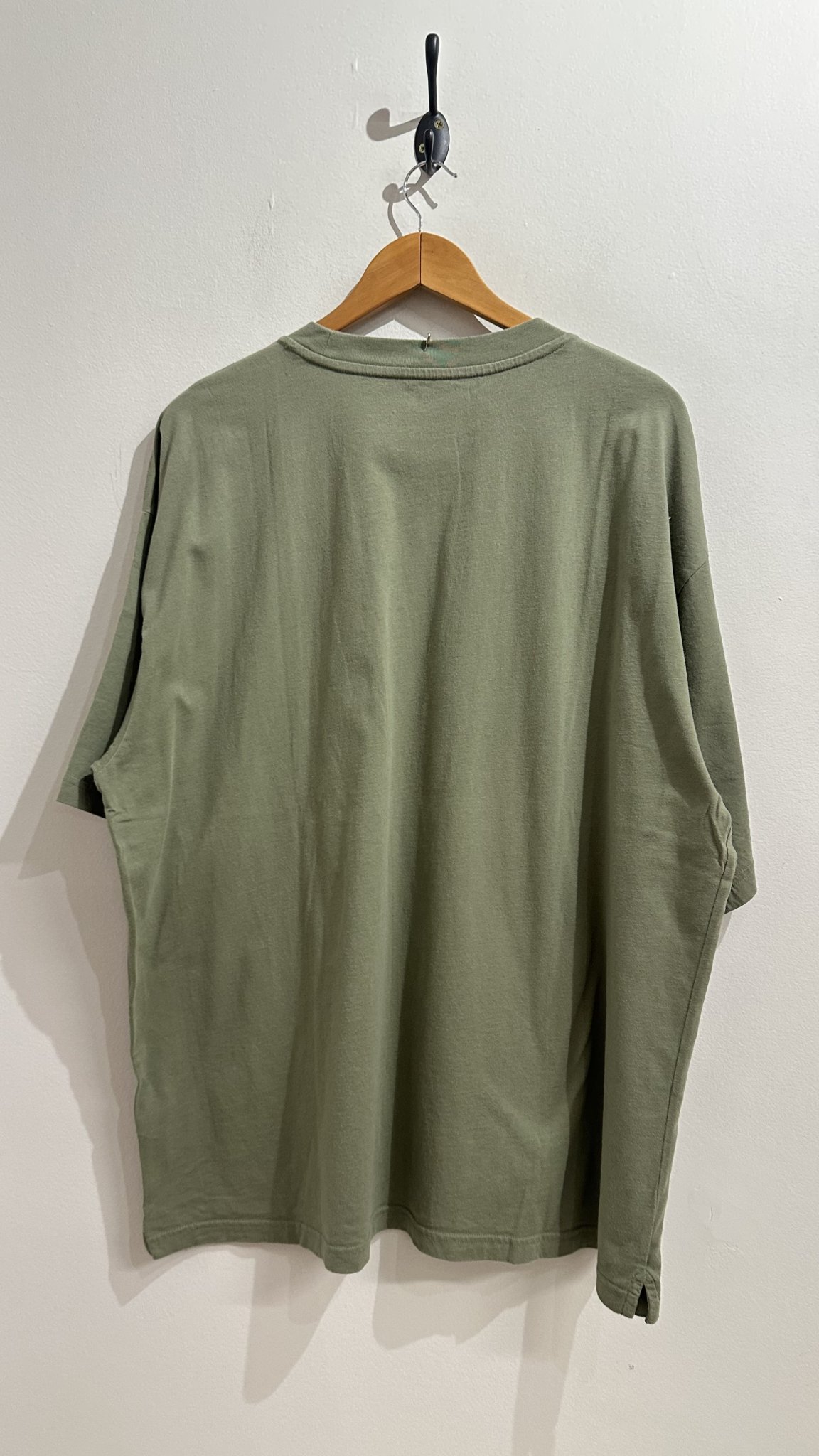 Camiseta verde oliva de algodão Gap - GG tamanho GG - vista adicional 3