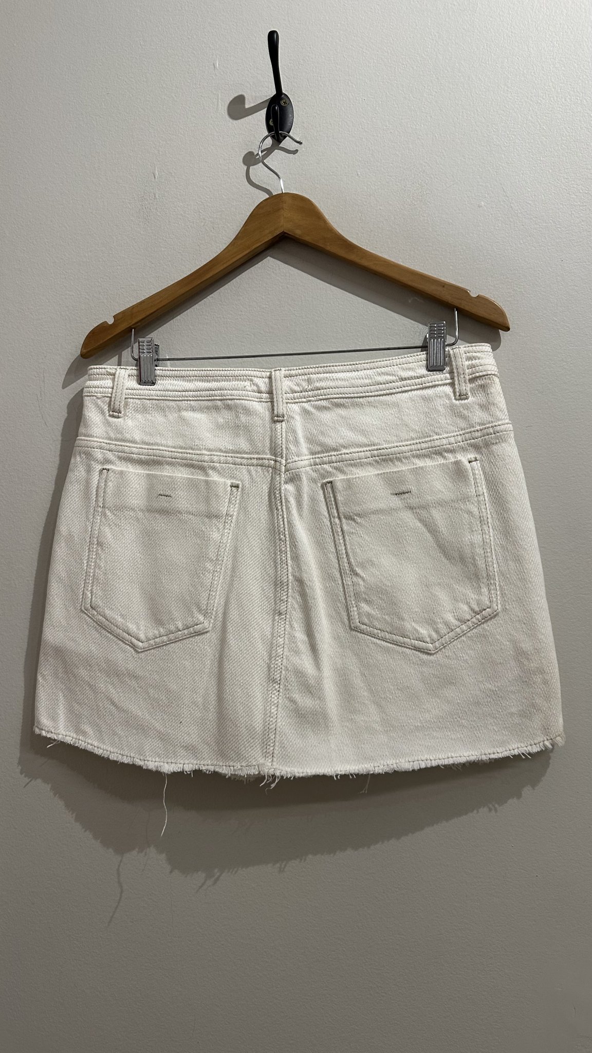Saia off white texturizada Garage - 44 branco tamanho 44 - vista adicional 3