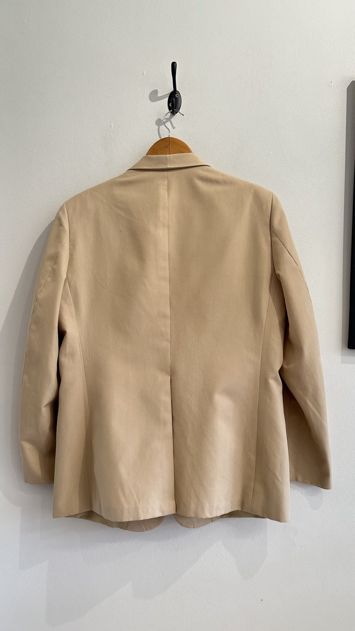 Blazer bege claro fecho de dois botões s/marca - G tamanho G - vista adicional 3