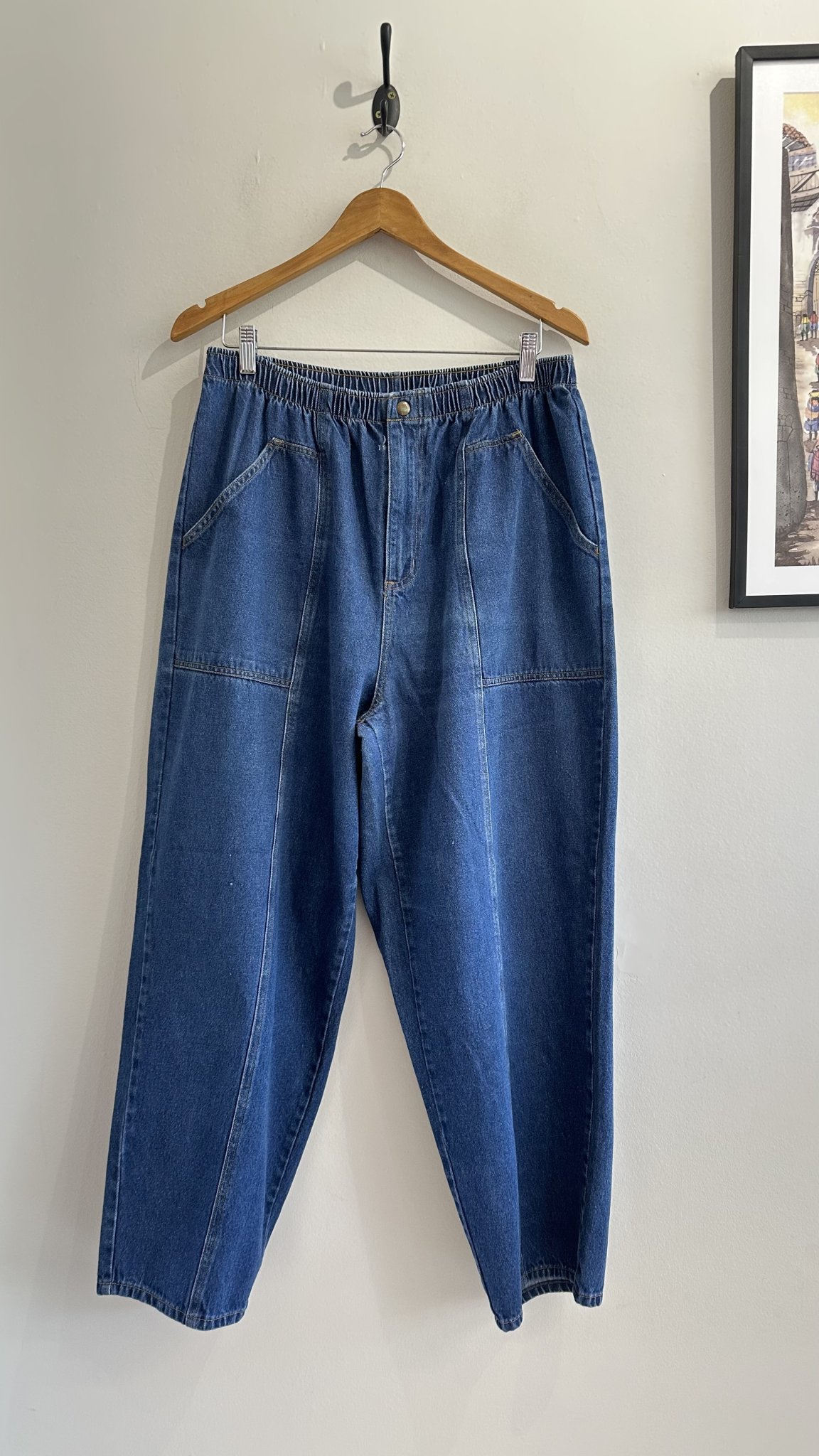Calça jeans cargo de cintura regulável Willow Ridge - G tamanho G - foto principal