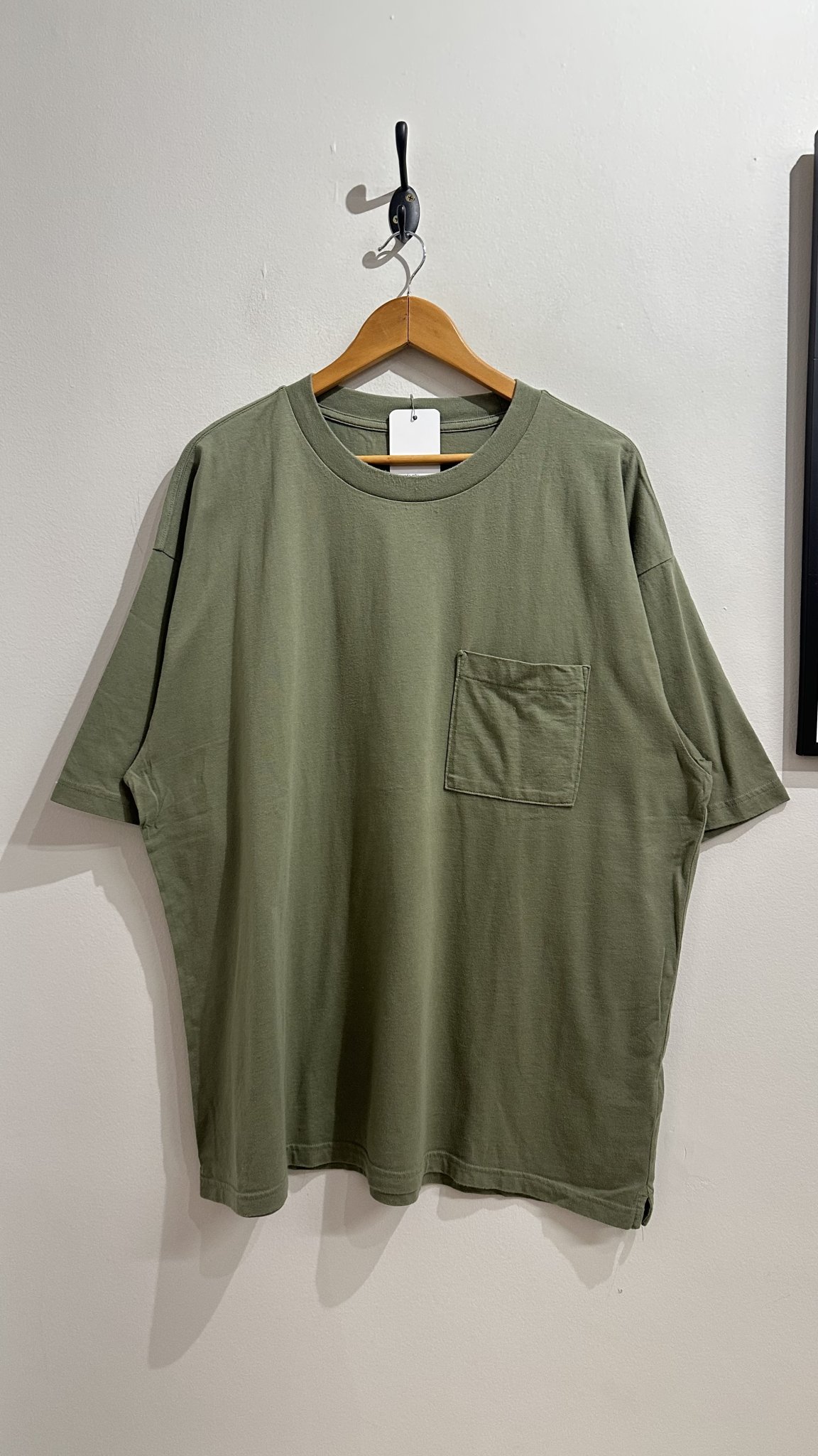 Camiseta verde oliva de algodão Gap - GG tamanho GG - foto principal
