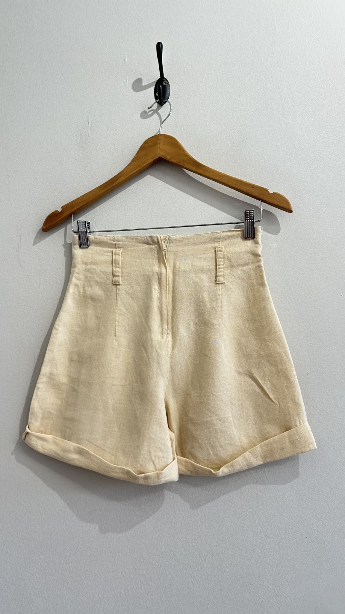Short rose de linho s/marca - P tamanho P - vista adicional 2