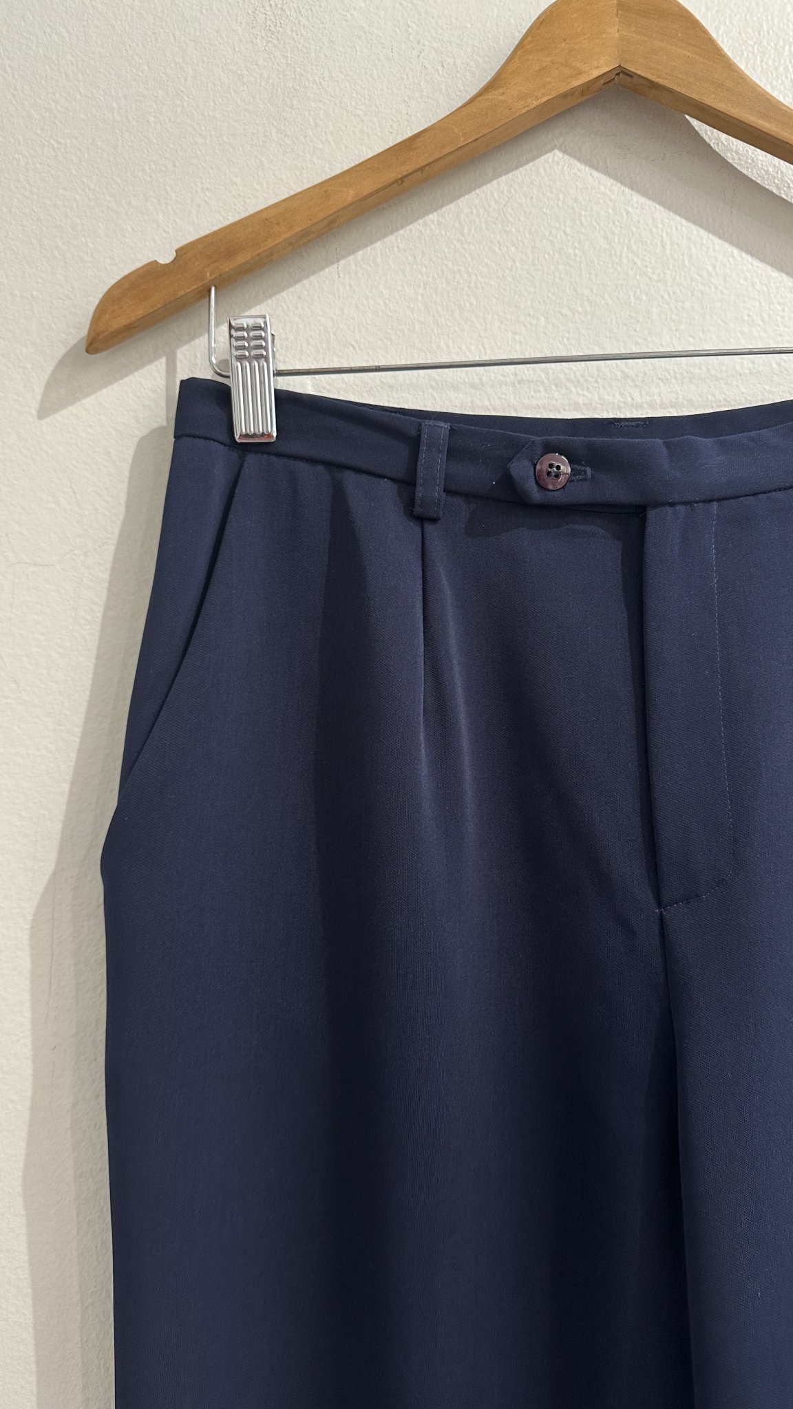 Calça pantalona azul marinho Laura Scott - 38 tamanho 38 - vista adicional 3